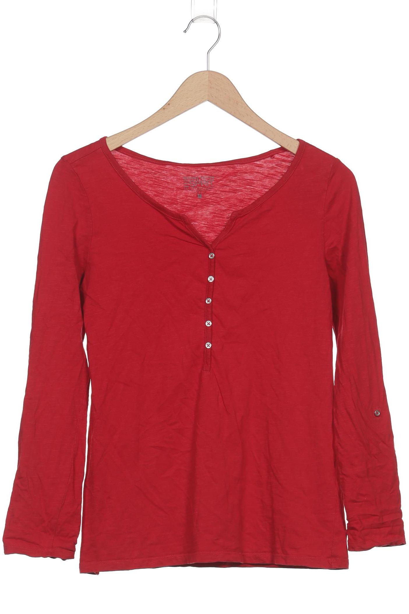 

Esprit Damen Langarmshirt, rot, Gr. 38