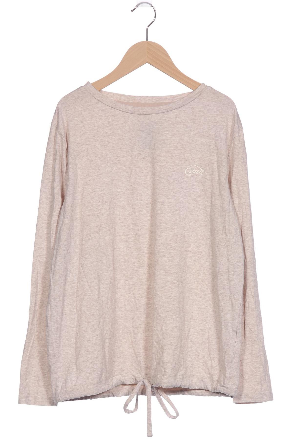 

Esprit Damen Langarmshirt, beige, Gr. 38