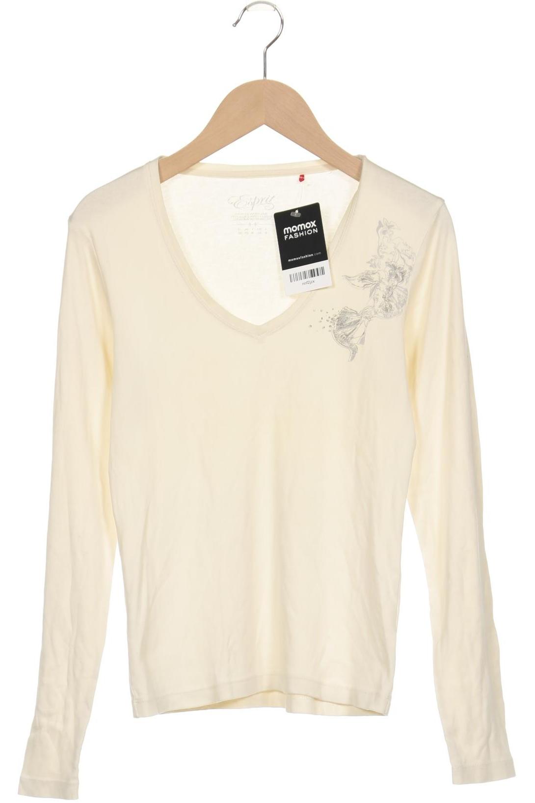 

Esprit Damen Langarmshirt, cremeweiß, Gr. 34