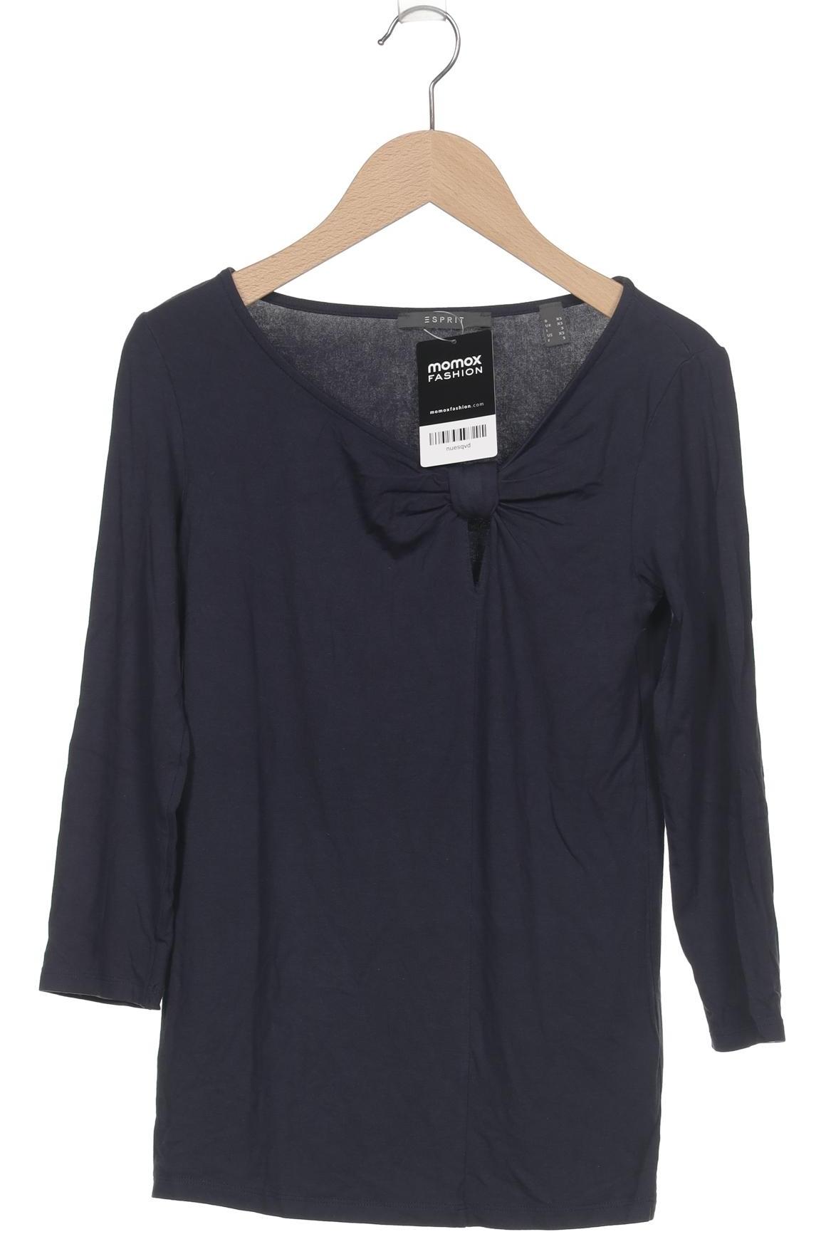 

Esprit Damen Langarmshirt, marineblau, Gr. 34