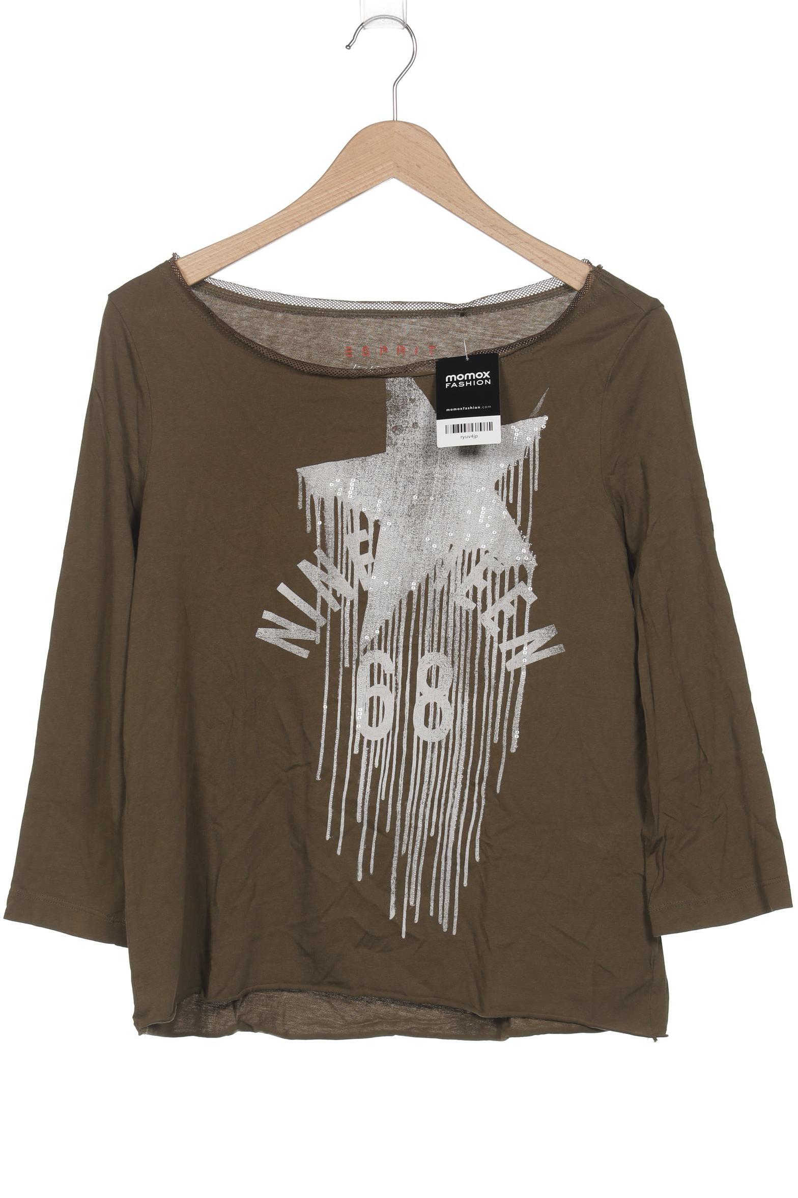 

Esprit Damen Langarmshirt, grün, Gr. 38