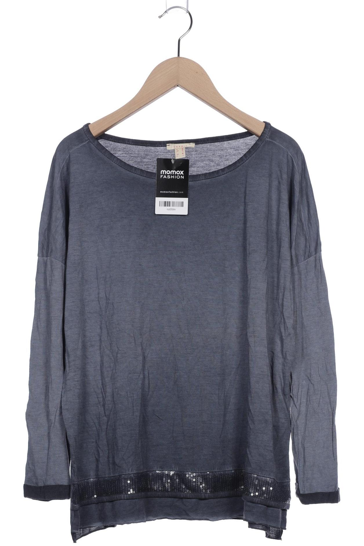 

Esprit Damen Langarmshirt, blau, Gr. 38