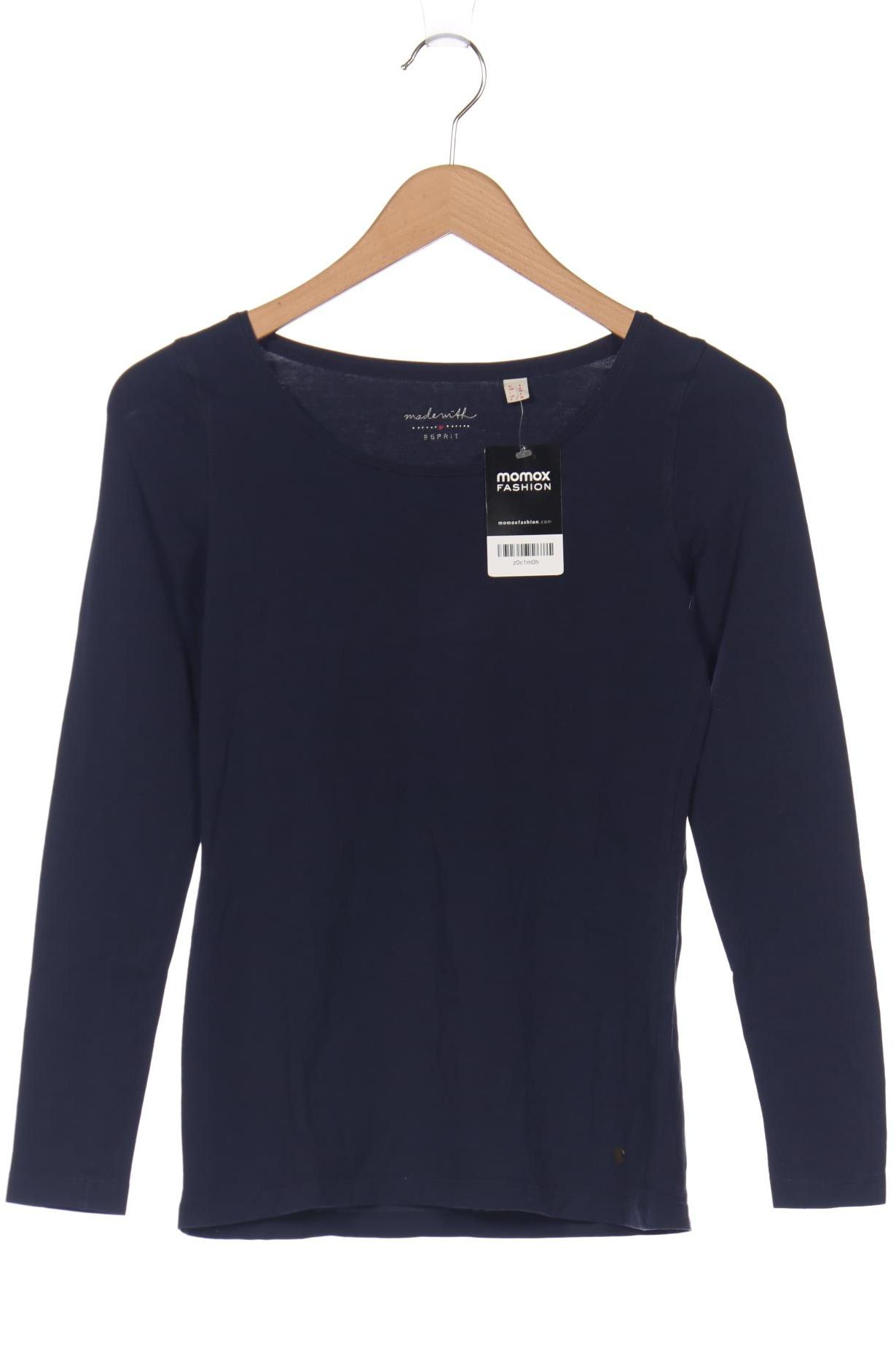 

Esprit Damen Langarmshirt, marineblau, Gr. 36