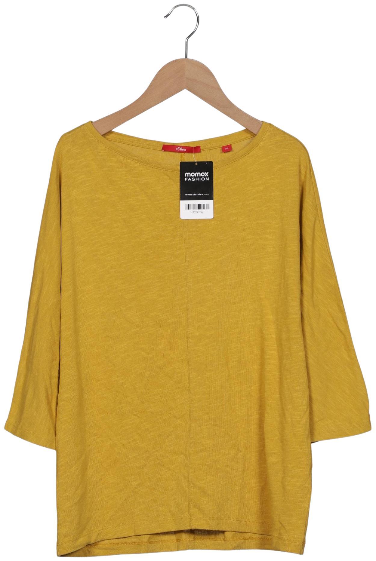 

Esprit Damen Langarmshirt, gelb, Gr. 36