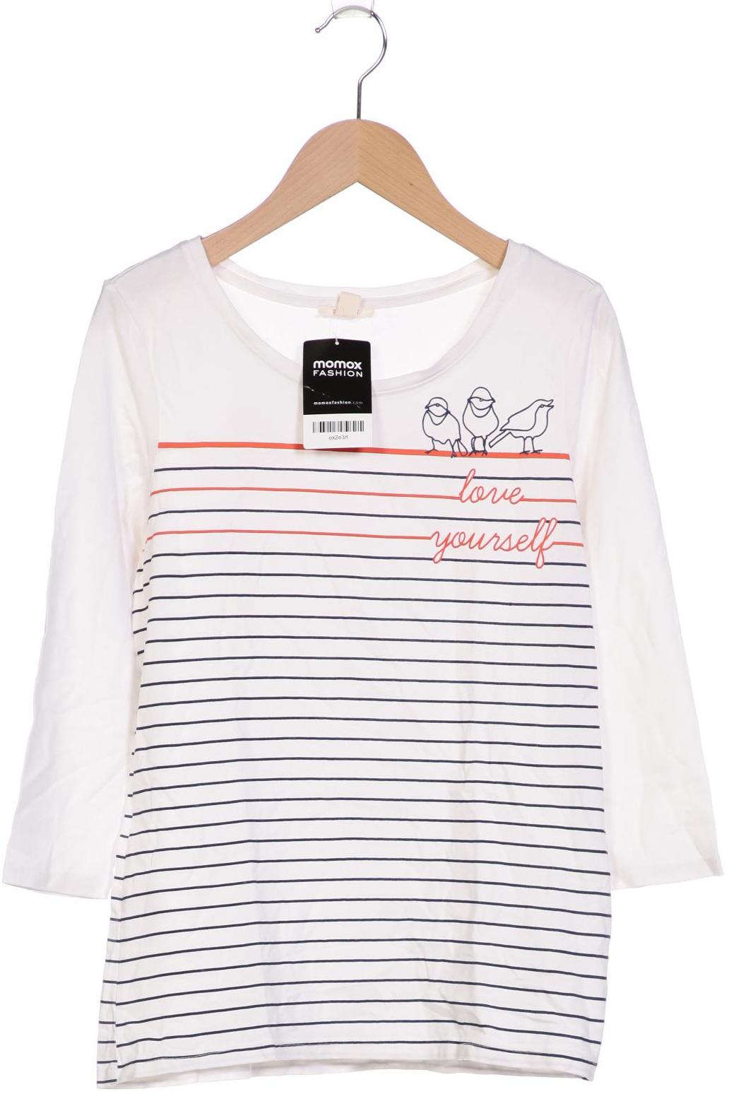 

Esprit Damen Langarmshirt, weiß, Gr. 34