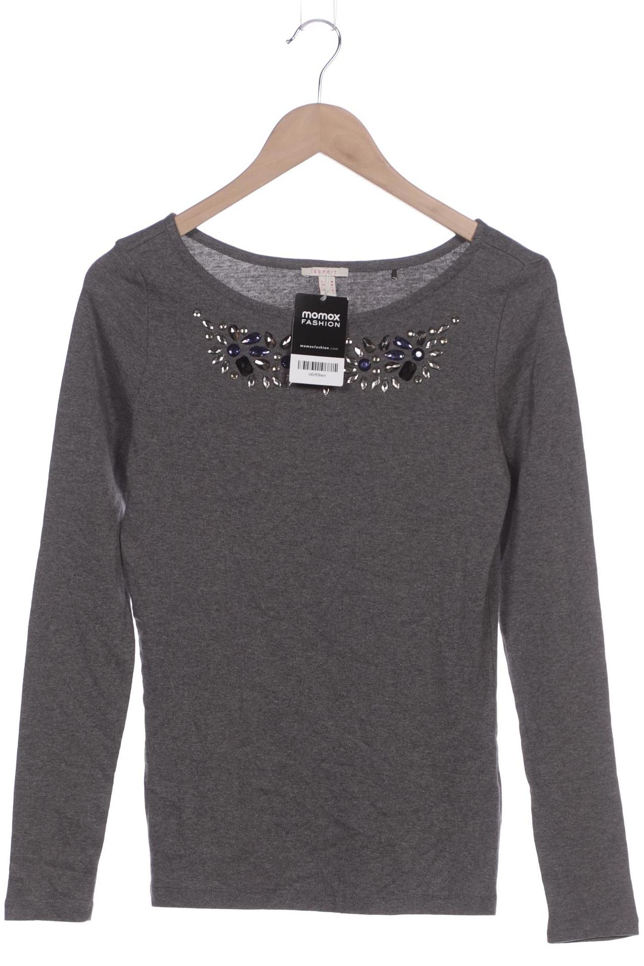 

Esprit Damen Langarmshirt, grau, Gr. 38