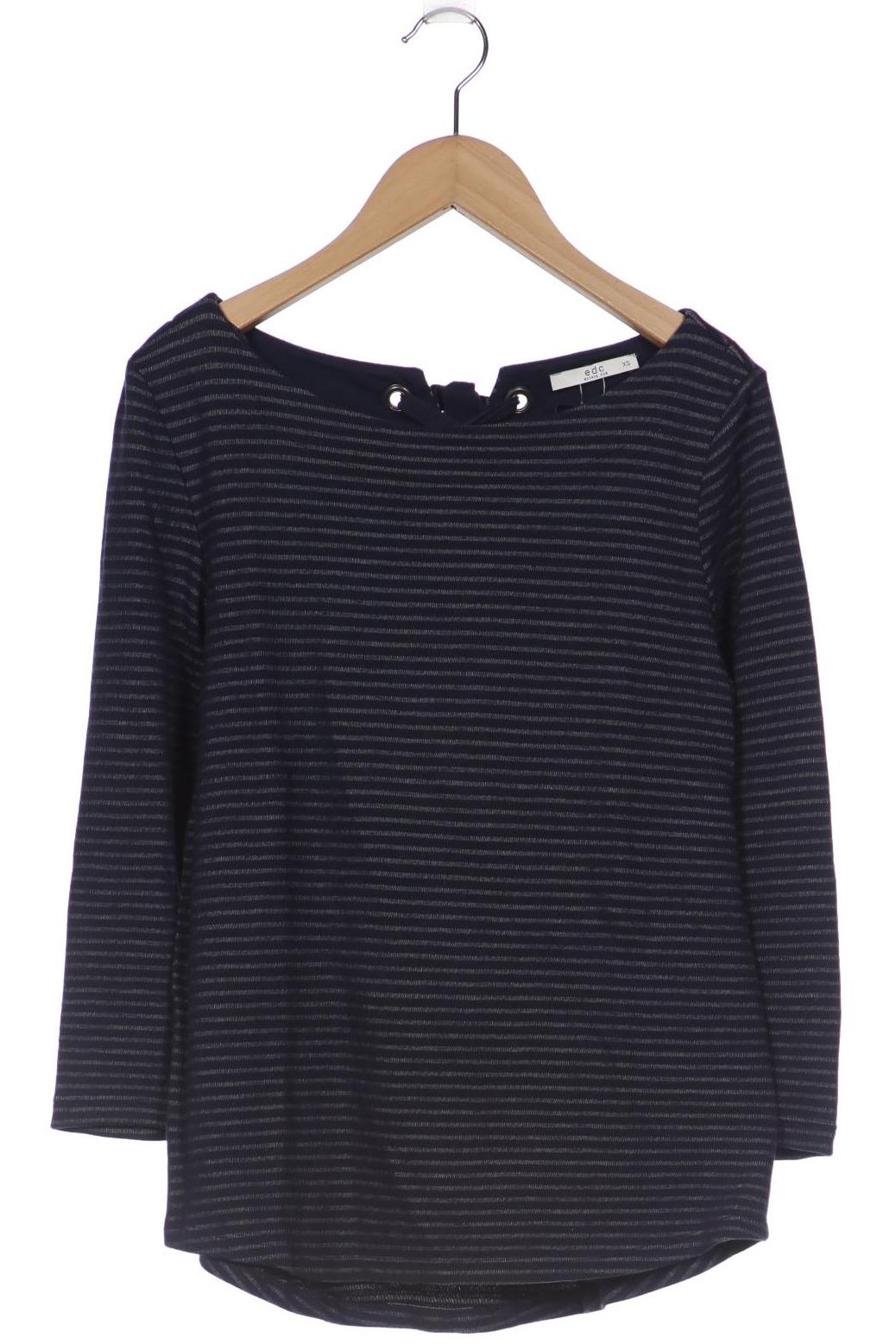 

Esprit Damen Langarmshirt, marineblau, Gr. 34
