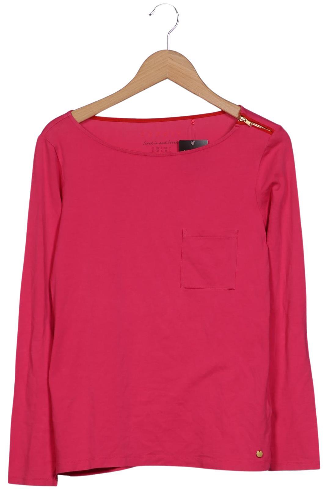 

Esprit Damen Langarmshirt, pink, Gr. 38