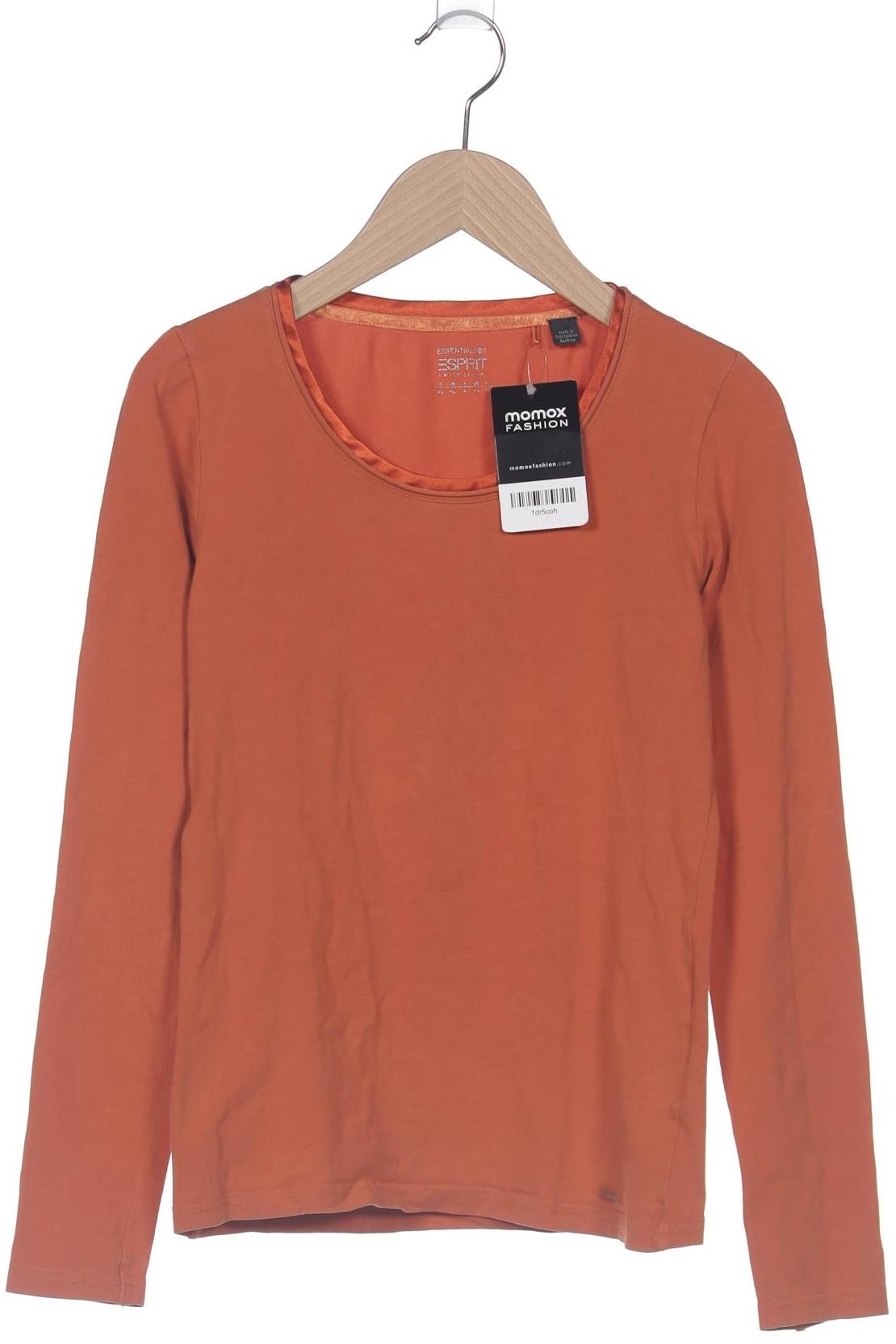 

Esprit Damen Langarmshirt, orange, Gr. 34