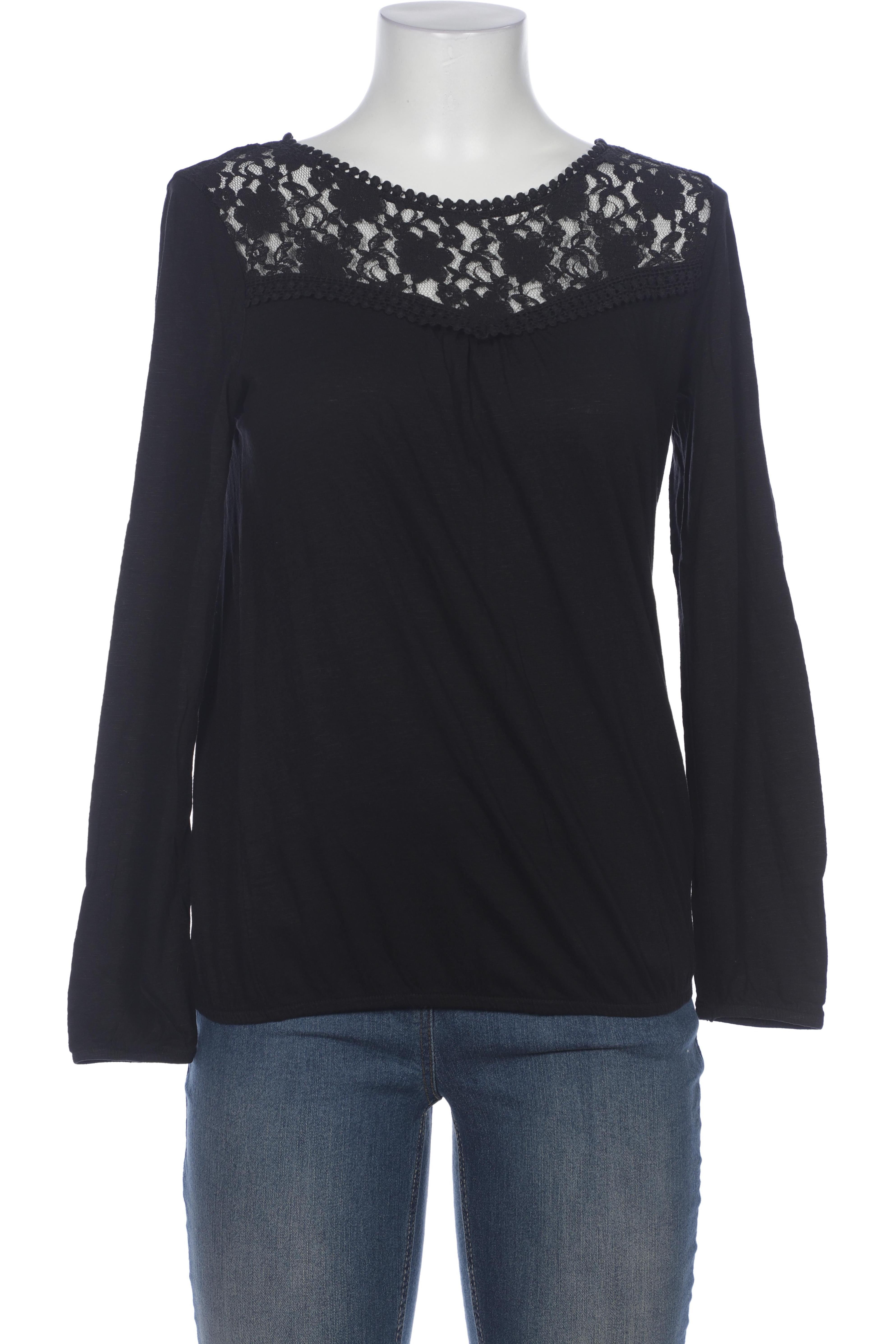 

Esprit Damen Langarmshirt, schwarz, Gr. 38