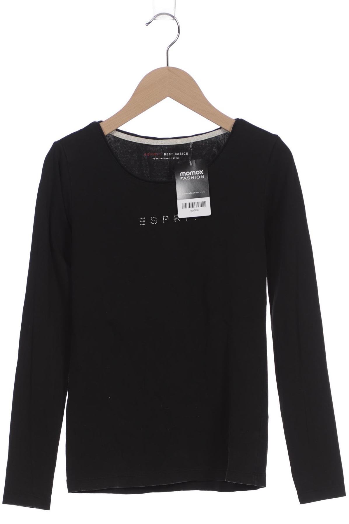 

Esprit Damen Langarmshirt, schwarz, Gr. 36