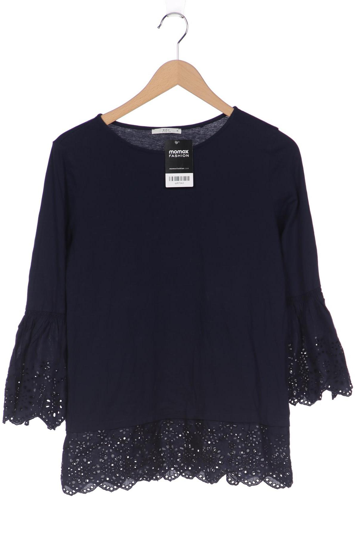 

Esprit Damen Langarmshirt, marineblau, Gr. 38