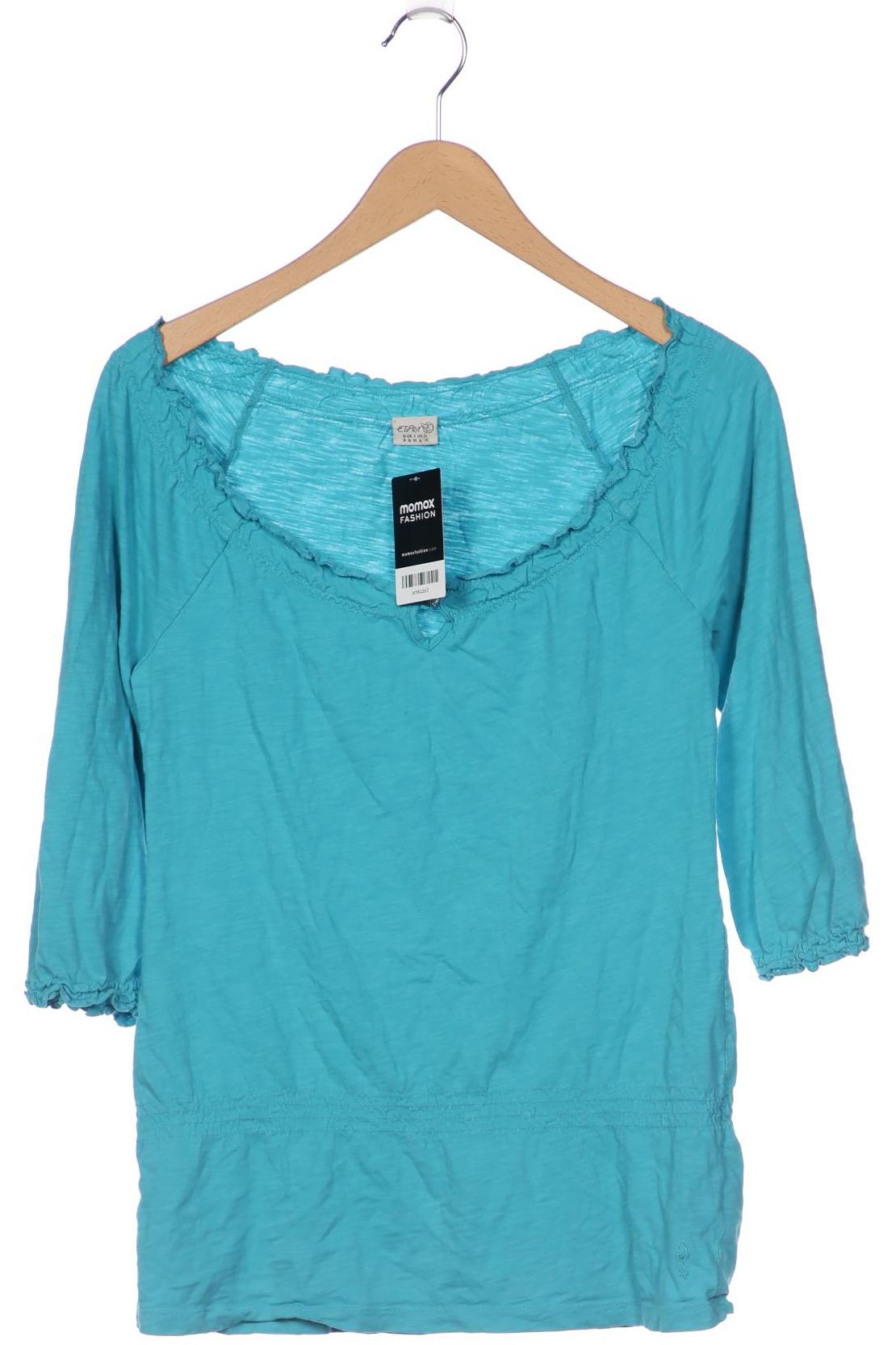 

Esprit Damen Langarmshirt, türkis, Gr. 36