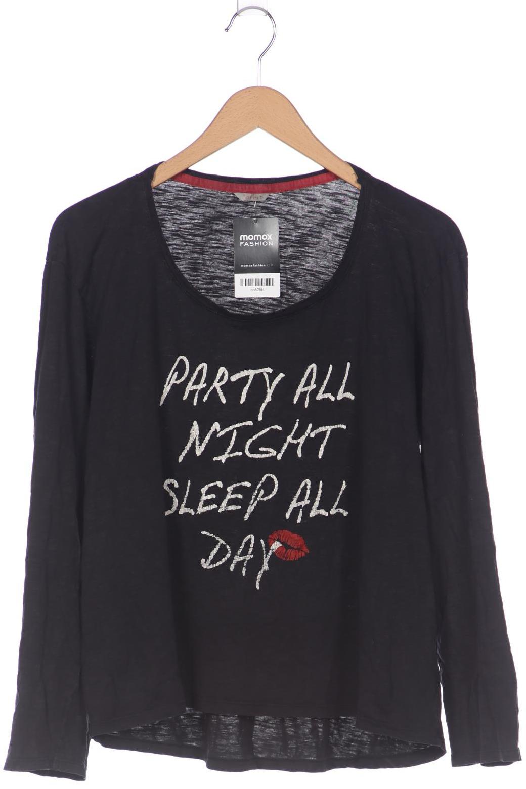

Esprit Damen Langarmshirt, schwarz, Gr. 44
