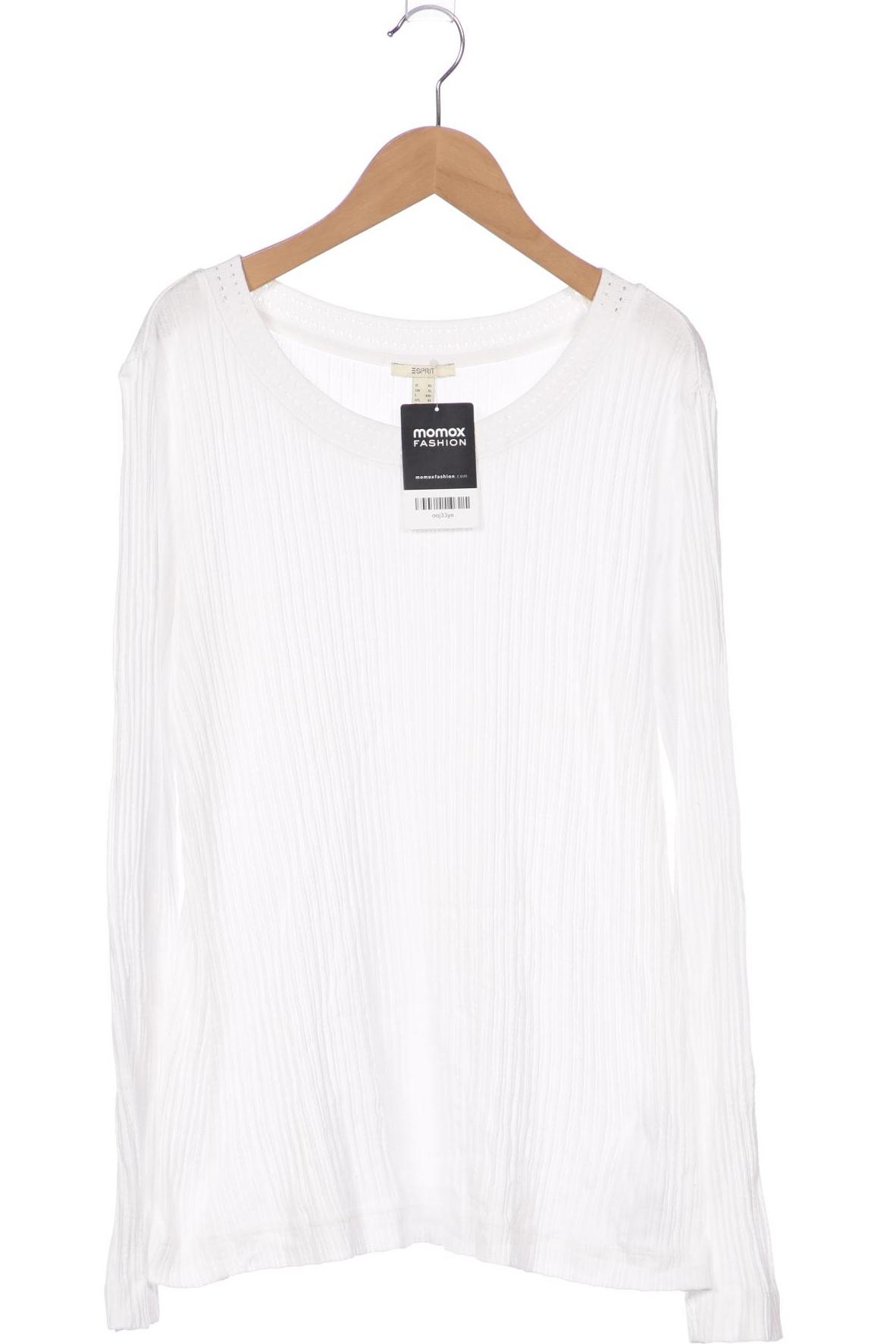 

Esprit Damen Langarmshirt, weiß, Gr. 44