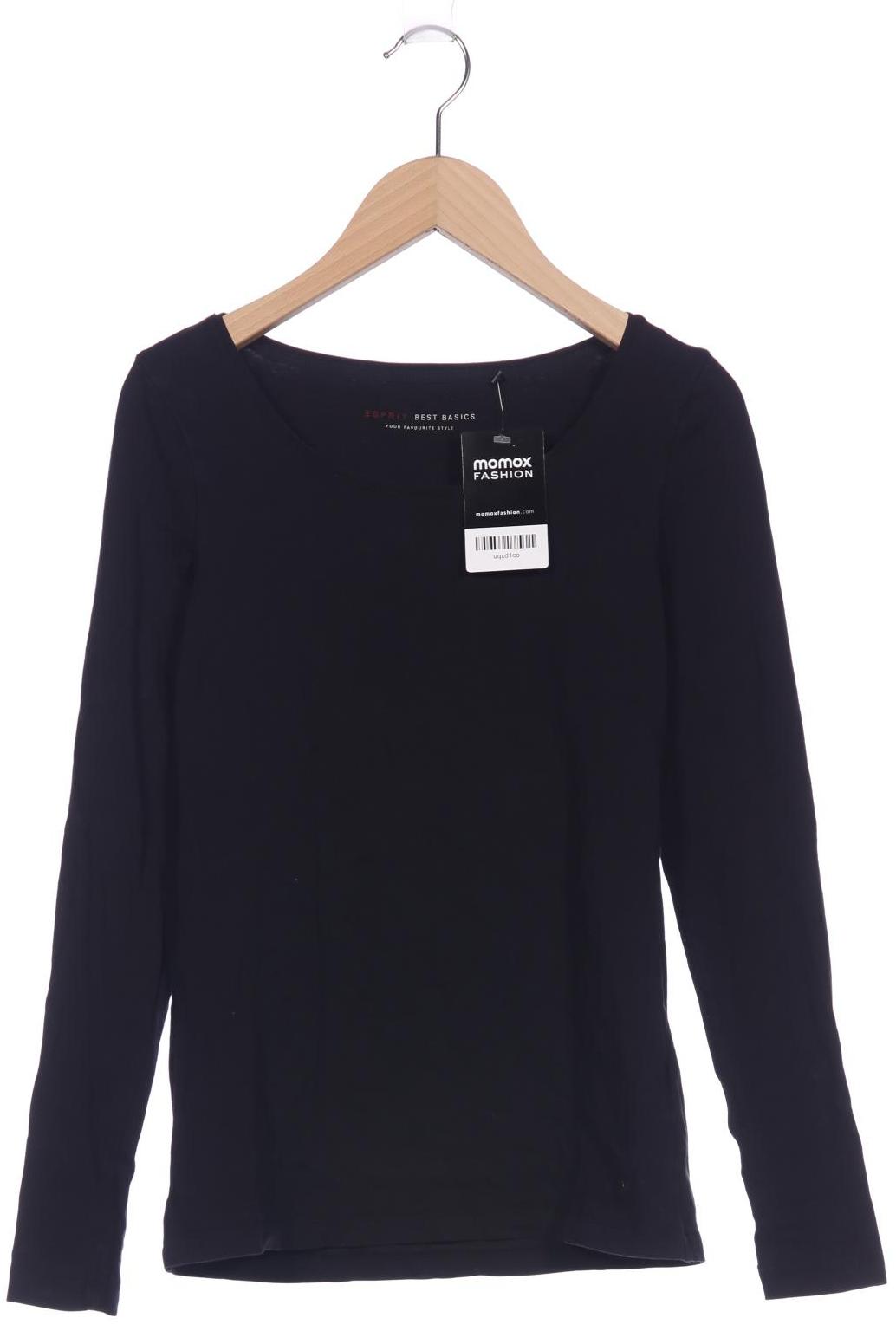 

Esprit Damen Langarmshirt, schwarz, Gr. 34