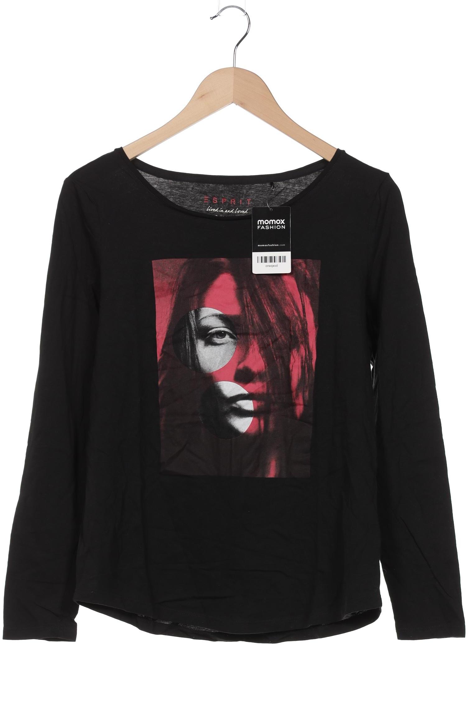 

Esprit Damen Langarmshirt, schwarz, Gr. 42