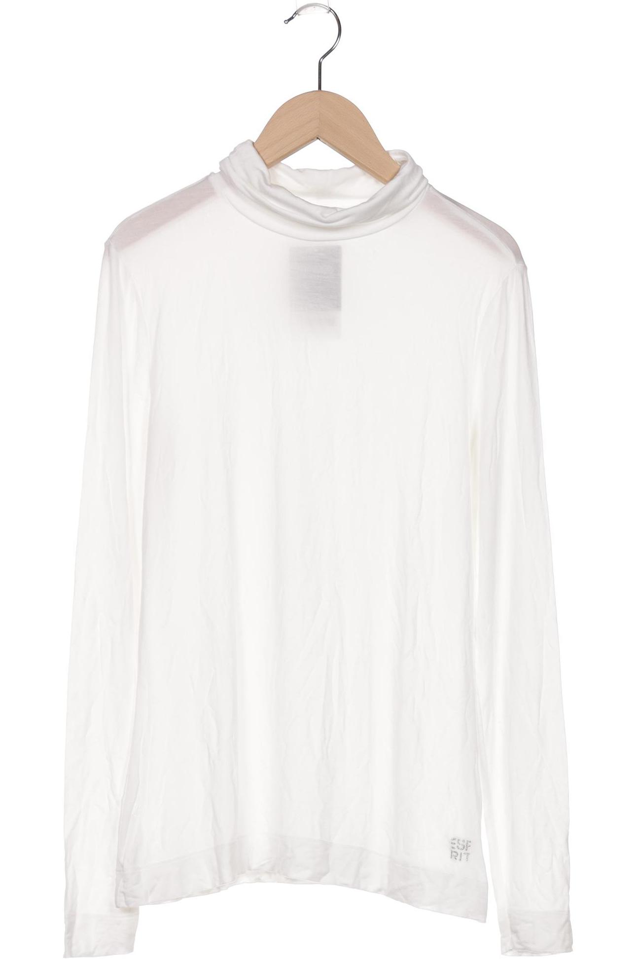 

Esprit Damen Langarmshirt, weiß, Gr. 36
