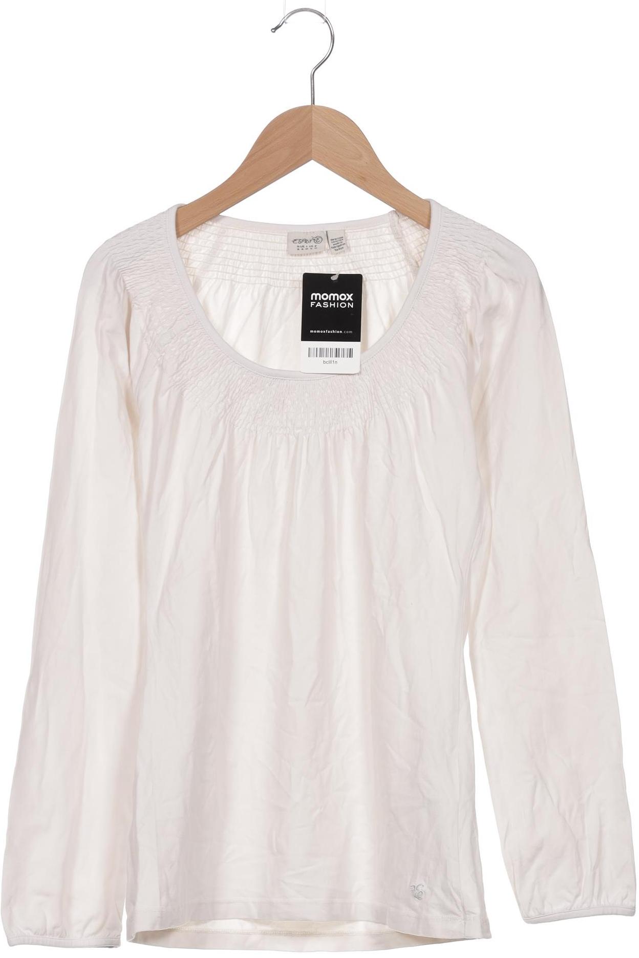 

Esprit Damen Langarmshirt, weiß, Gr. 36