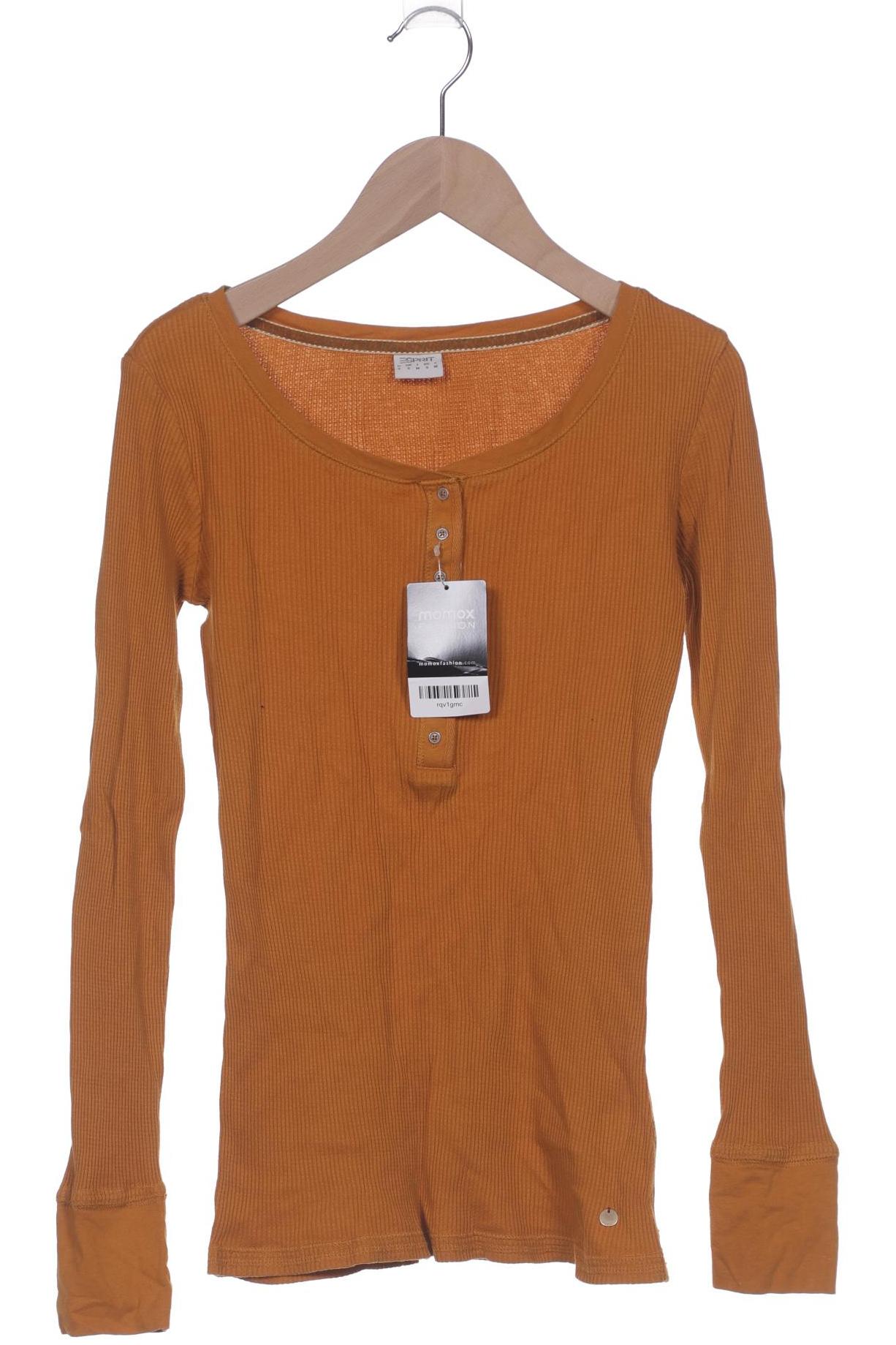 

Esprit Damen Langarmshirt, orange, Gr. 36