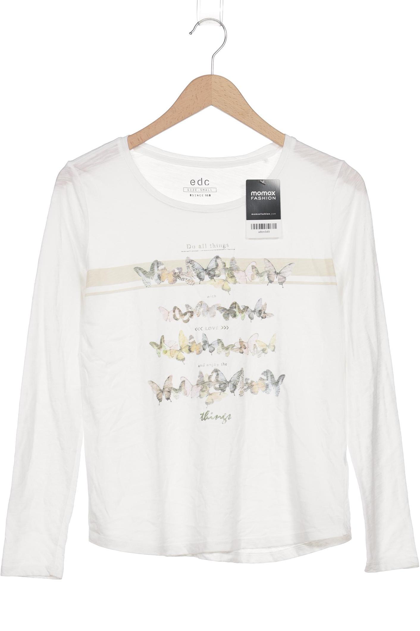 

Esprit Damen Langarmshirt, weiß, Gr. 36