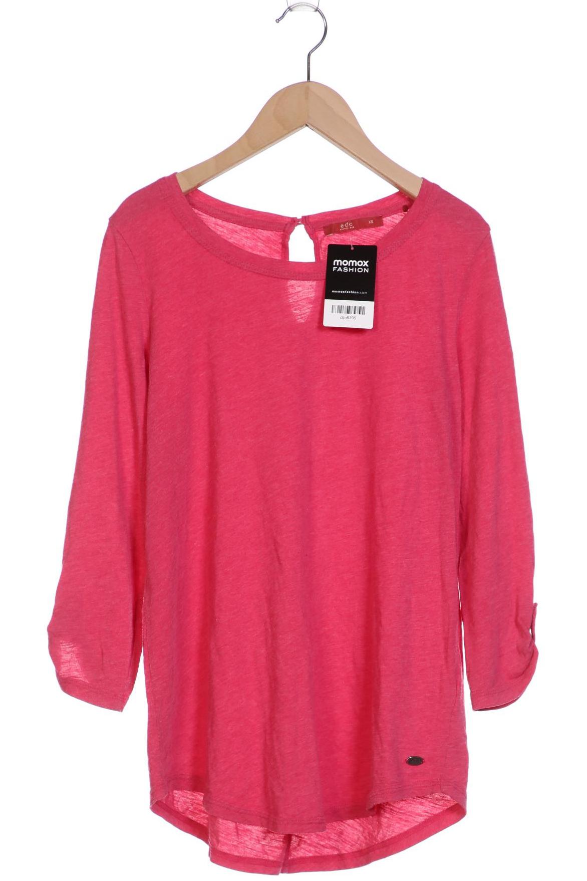 

Esprit Damen Langarmshirt, pink, Gr. 34