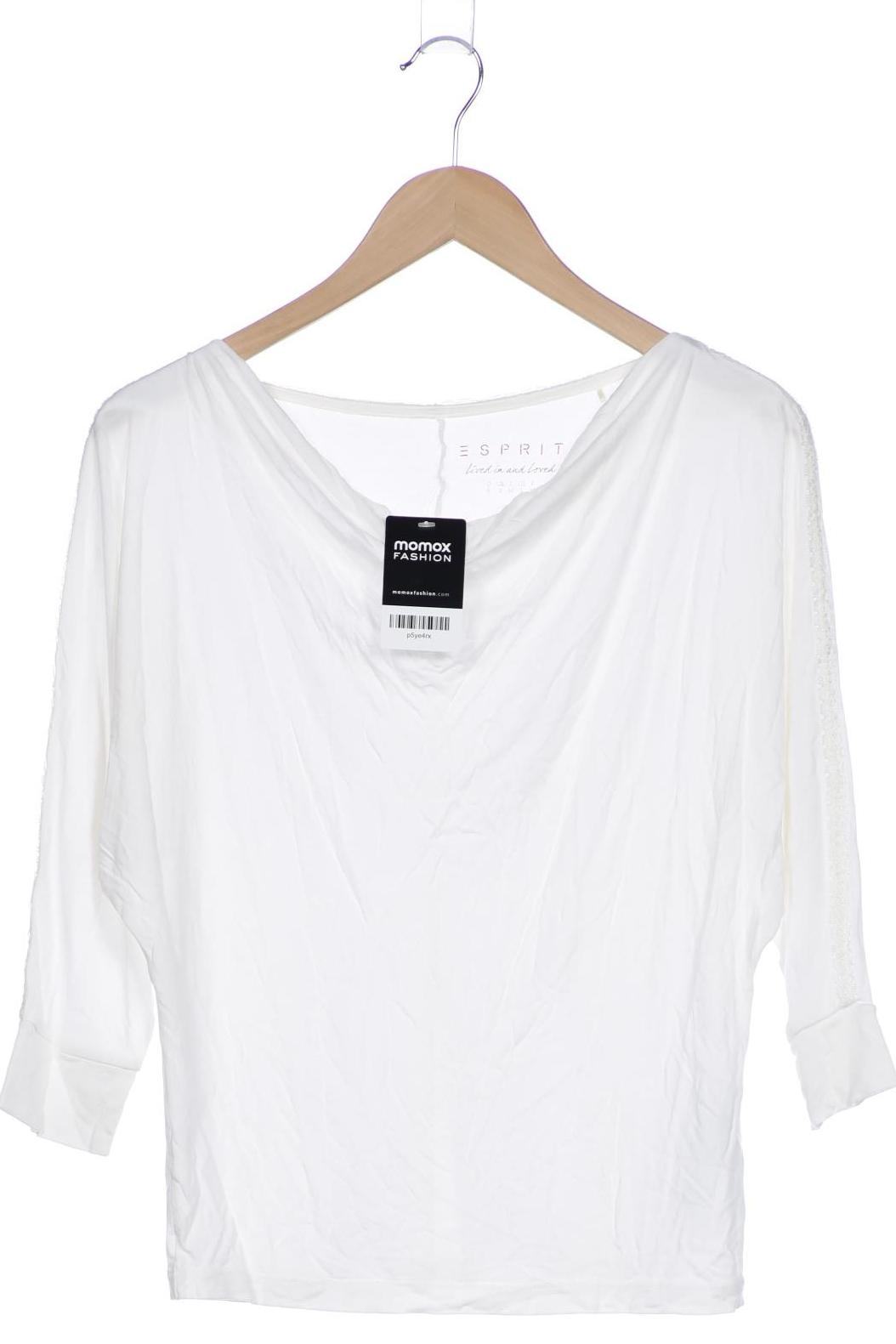 

Esprit Damen Langarmshirt, weiß, Gr. 36