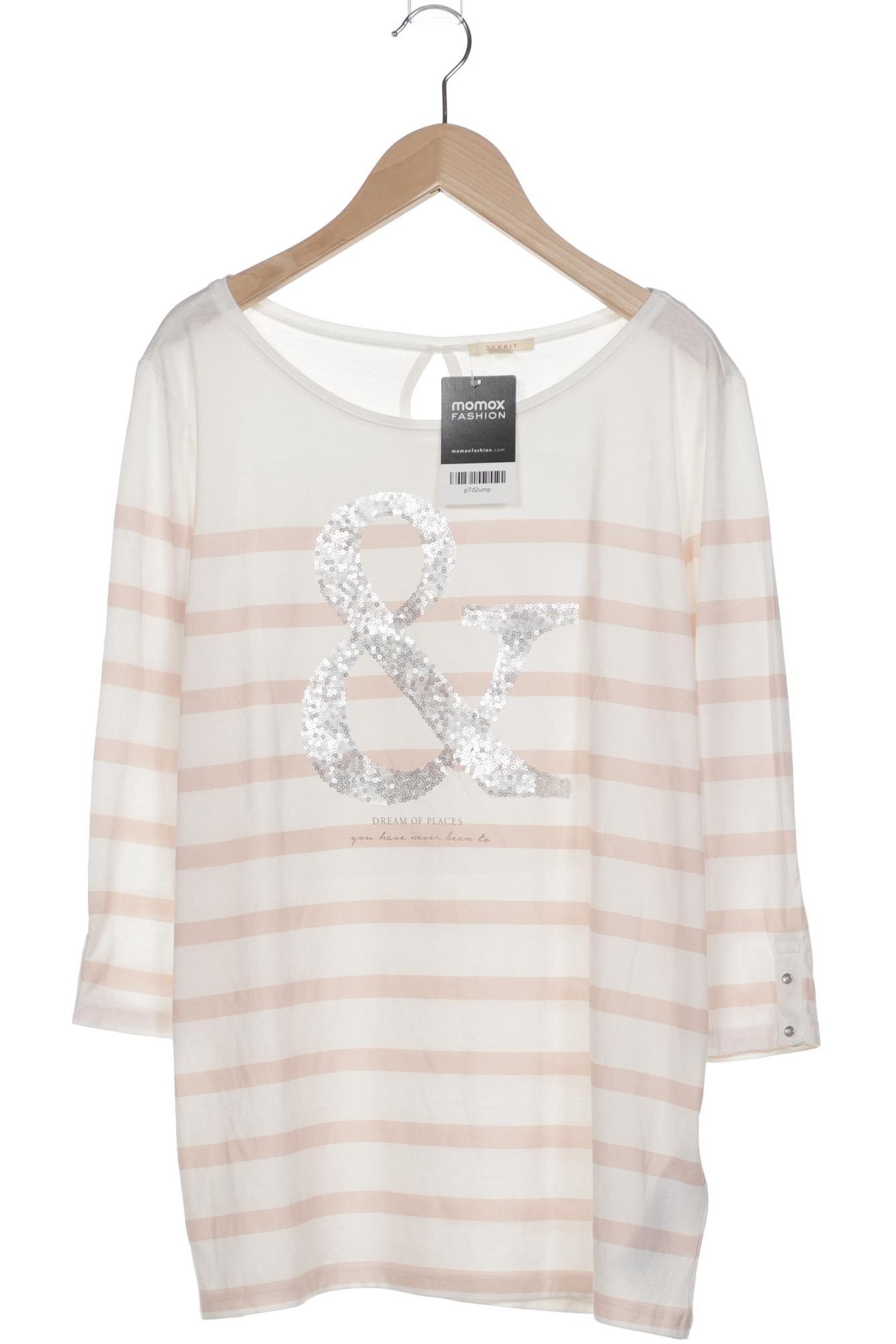 

Esprit Damen Langarmshirt, weiß, Gr. 44