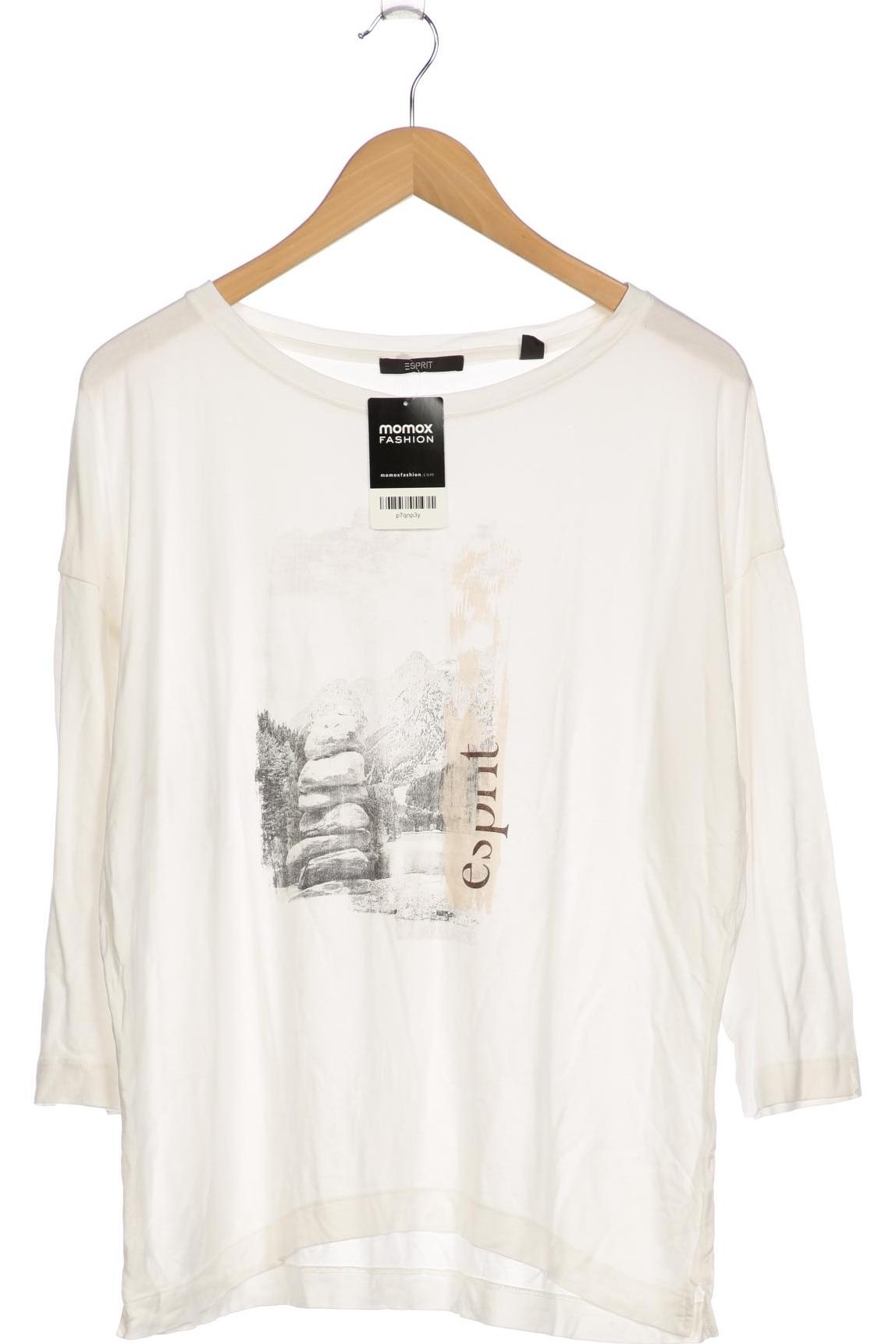 

Esprit Damen Langarmshirt, weiß, Gr. 46