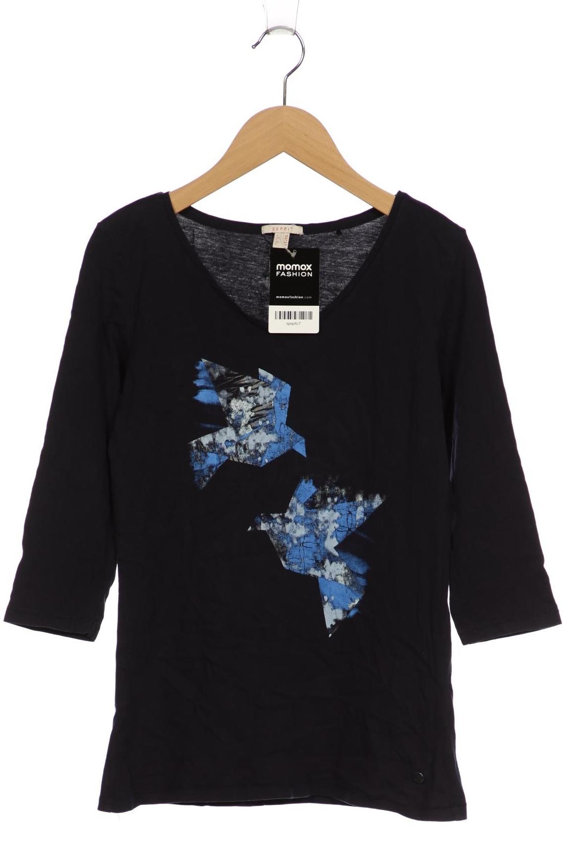 

Esprit Damen Langarmshirt, marineblau, Gr. 34