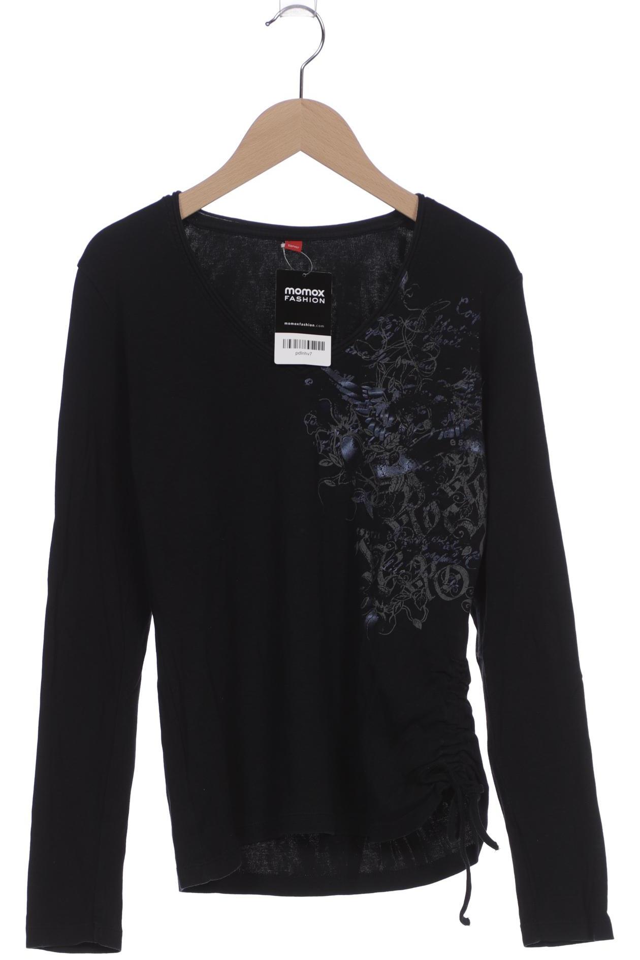 

Esprit Damen Langarmshirt, schwarz, Gr. 42