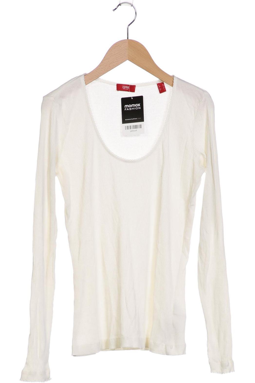 

Esprit Damen Langarmshirt, weiß, Gr. 38