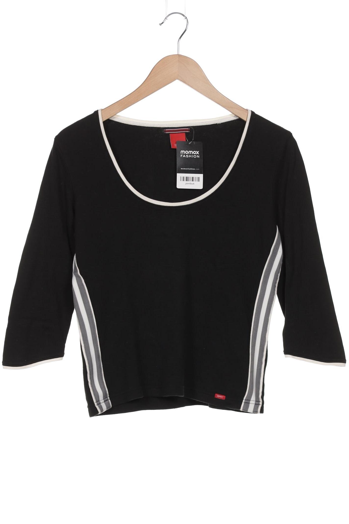 

Esprit Damen Langarmshirt, schwarz, Gr. 38