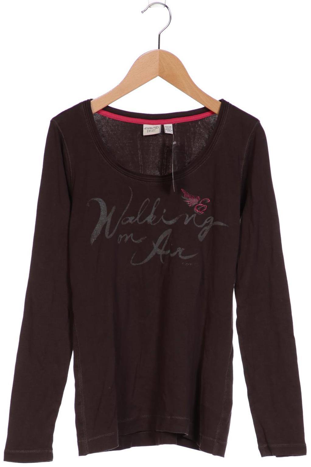 

Esprit Damen Langarmshirt, braun, Gr. 38