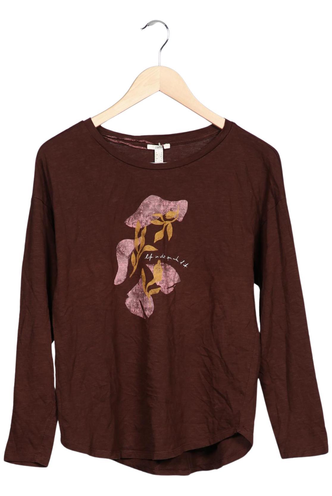

Esprit Damen Langarmshirt, braun, Gr. 42