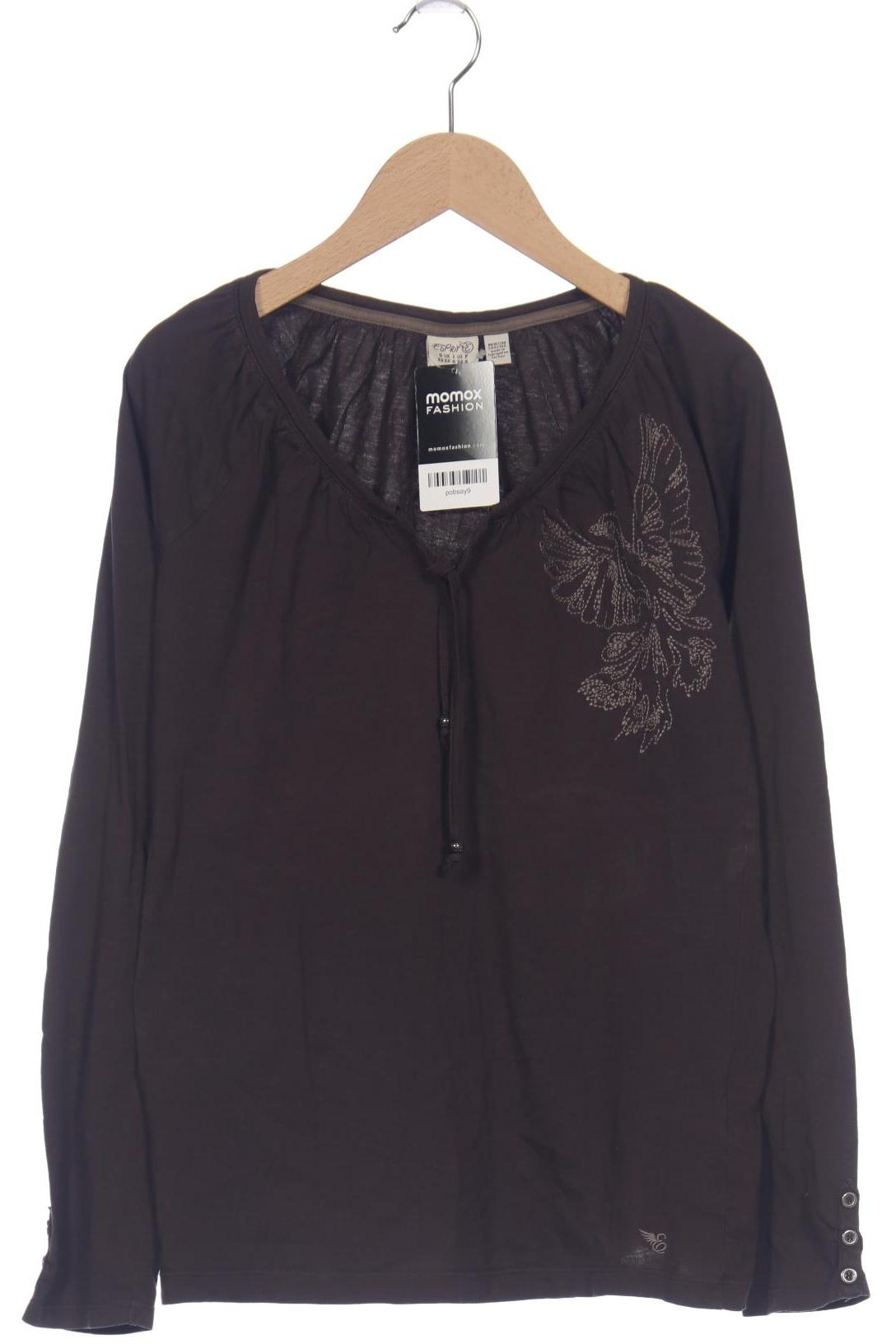 

Esprit Damen Langarmshirt, braun, Gr. 34