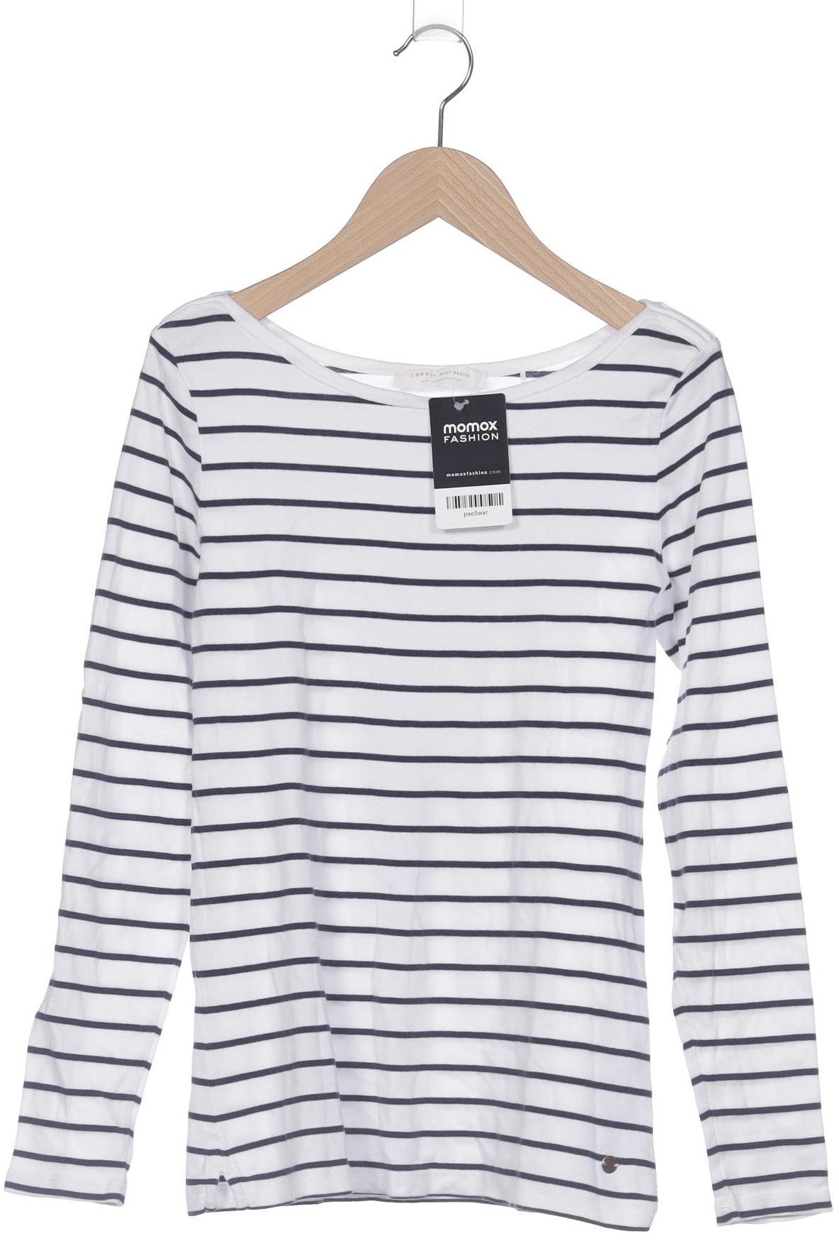 

Esprit Damen Langarmshirt, weiß, Gr. 36