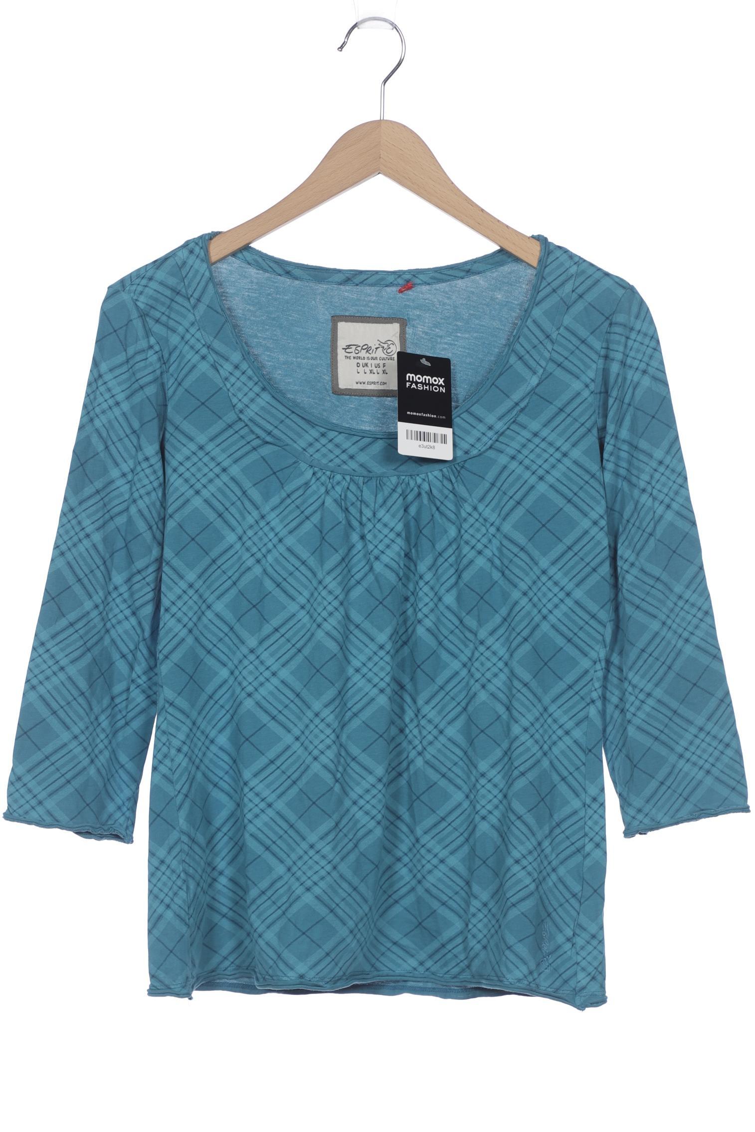 

Esprit Damen Langarmshirt, blau, Gr. 42