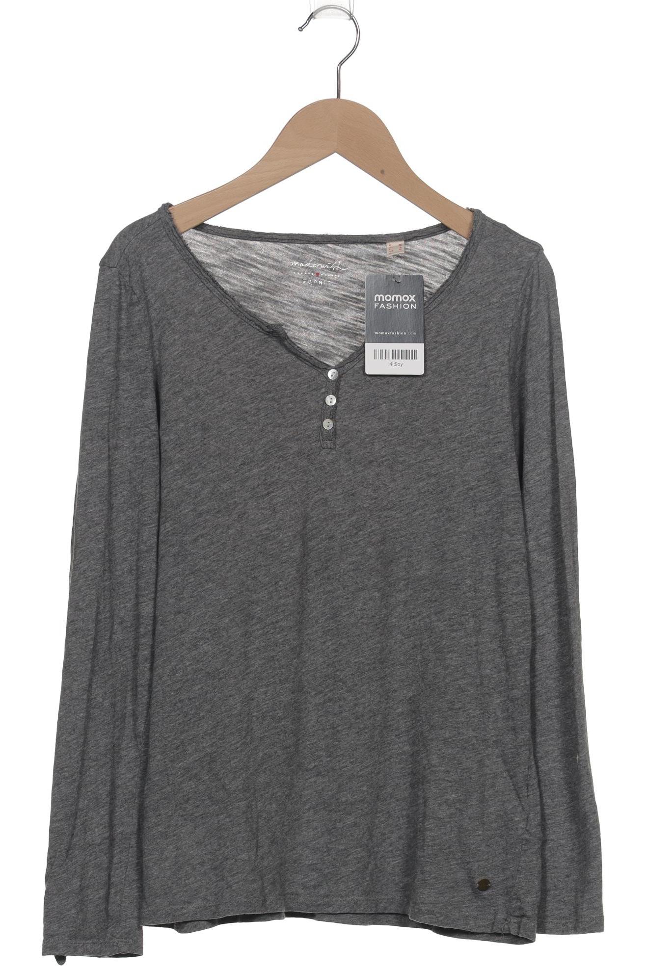 

Esprit Damen Langarmshirt, grau, Gr. 38