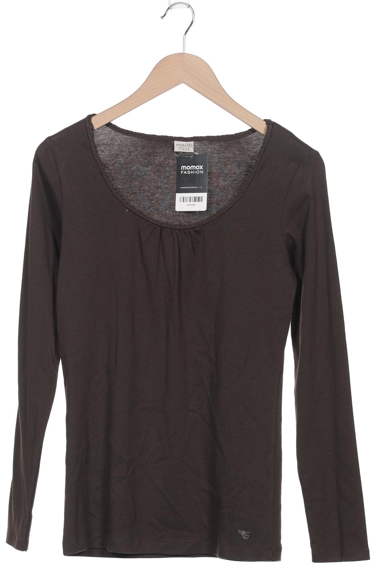 

Esprit Damen Langarmshirt, braun, Gr. 42