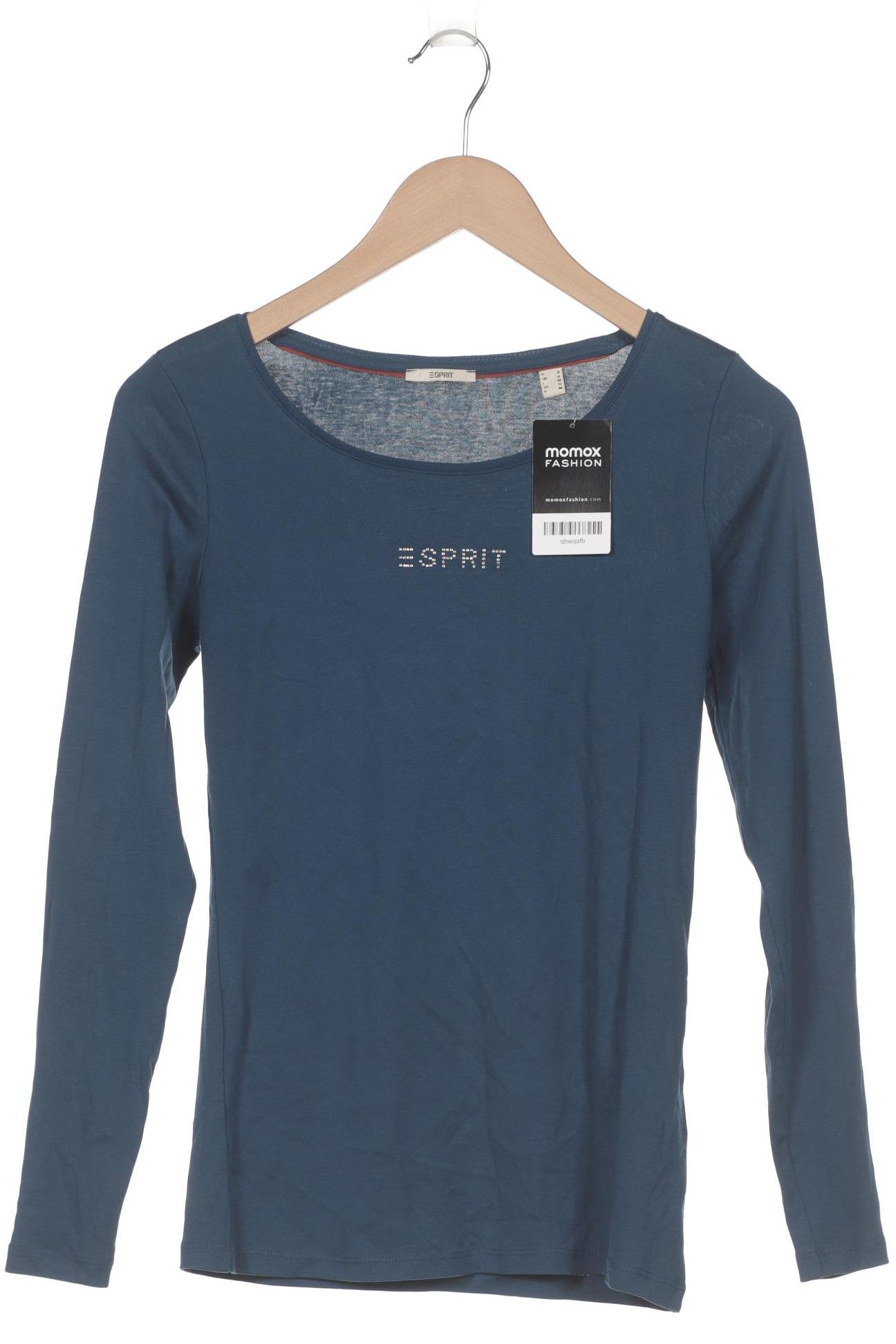 

Esprit Damen Langarmshirt, blau, Gr. 36