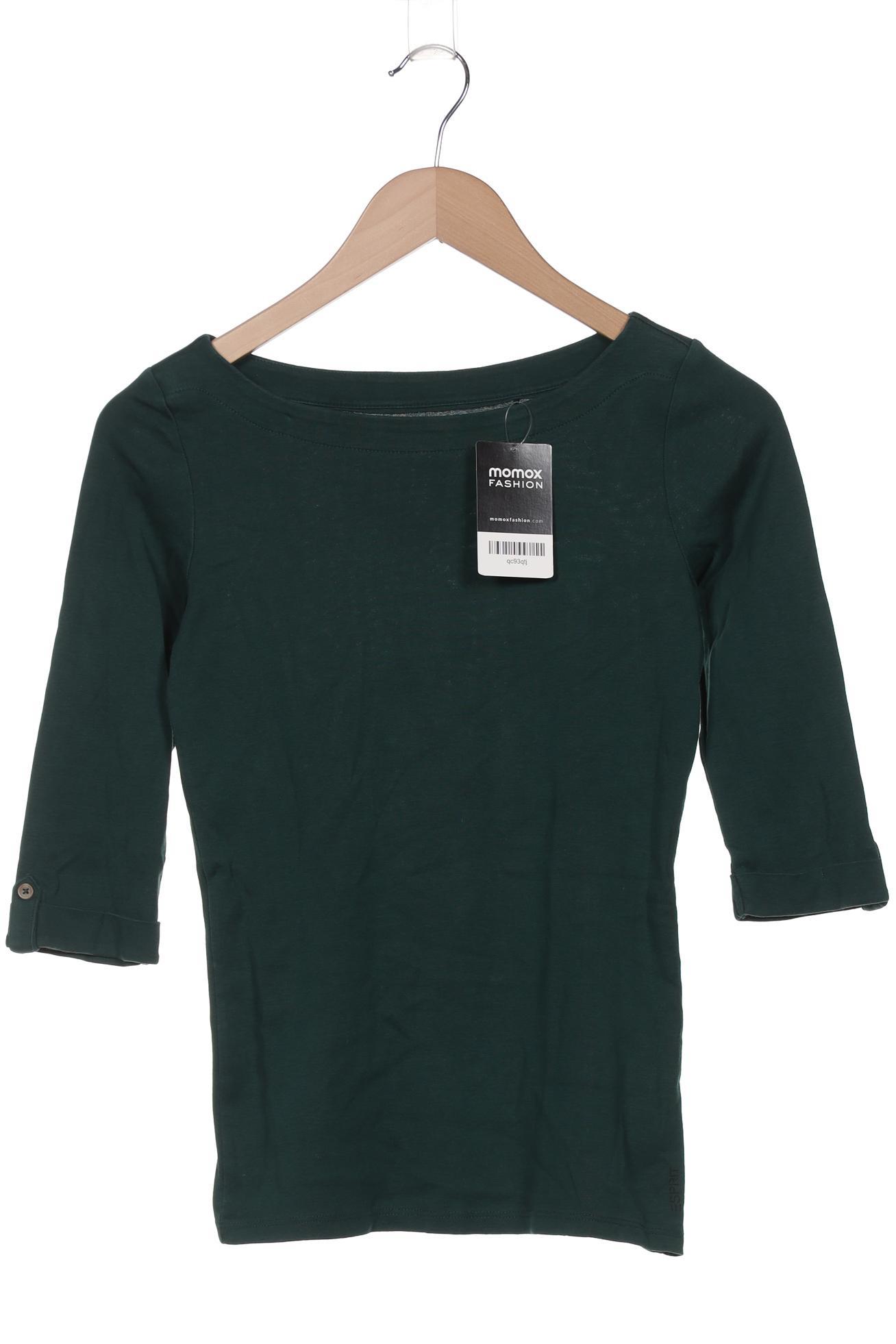 

Esprit Damen Langarmshirt, grün, Gr. 34