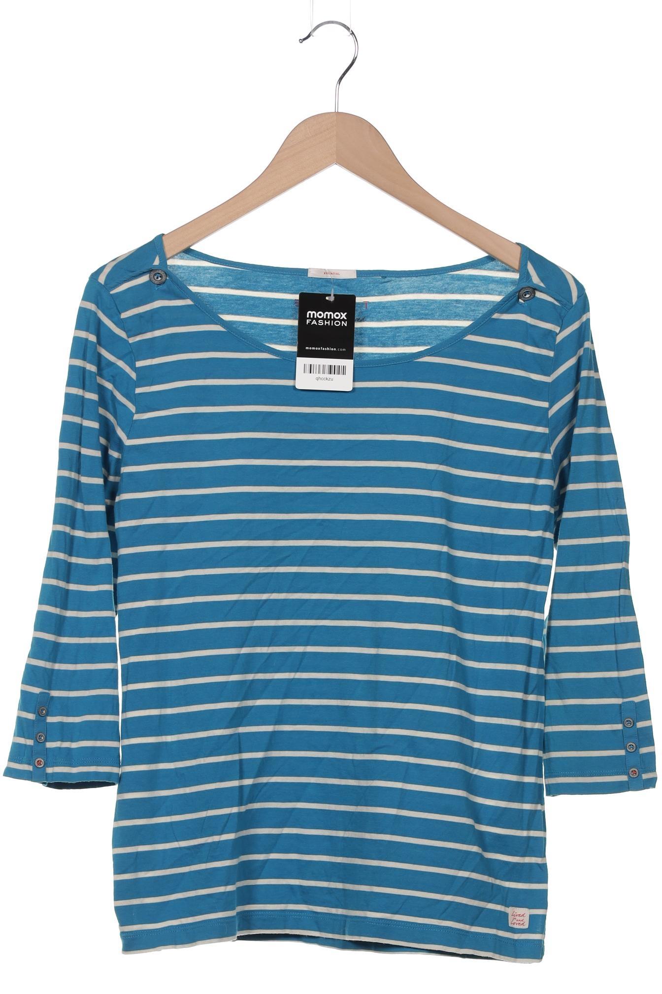

Esprit Damen Langarmshirt, blau, Gr. 42