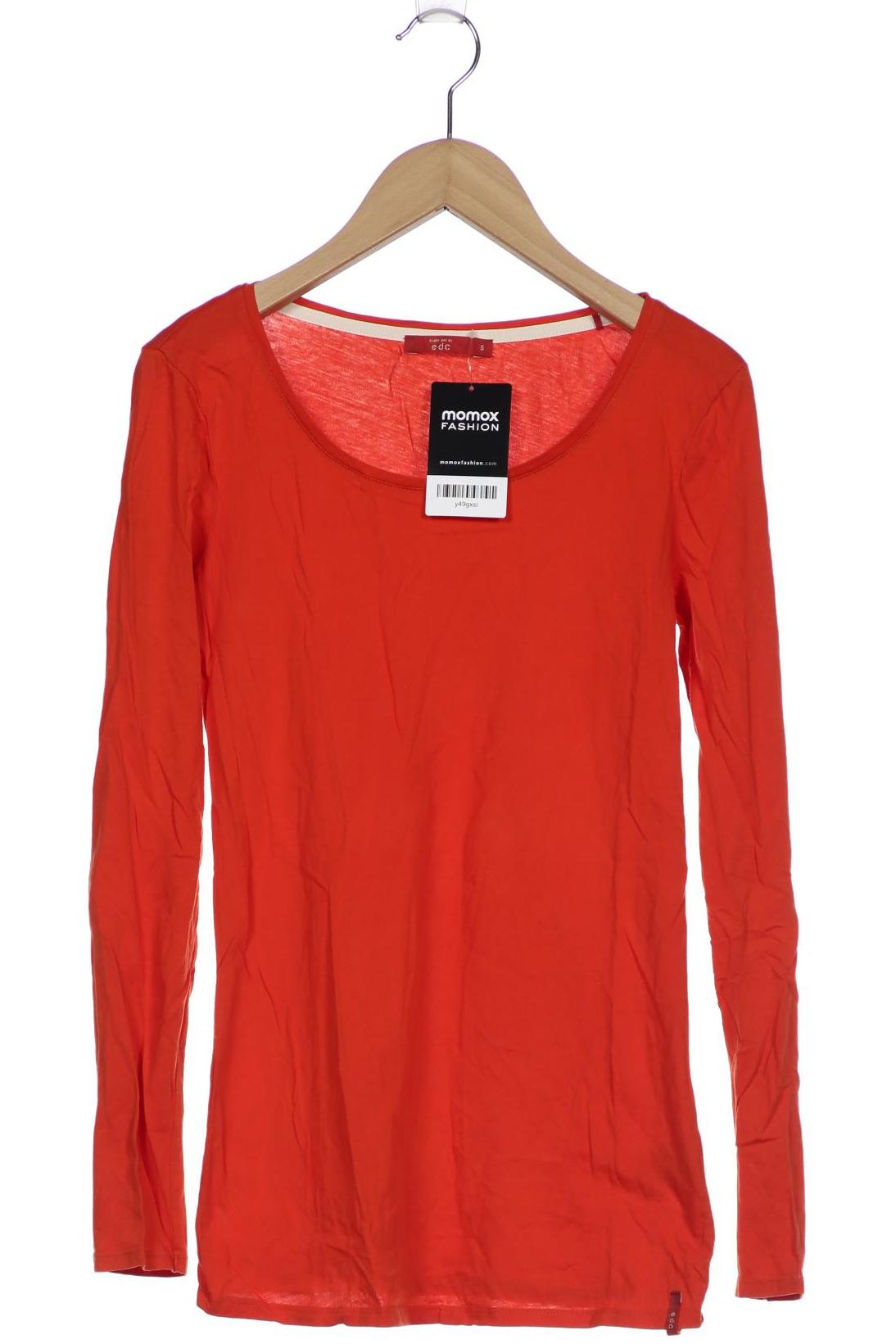 

Esprit Damen Langarmshirt, orange, Gr. 36