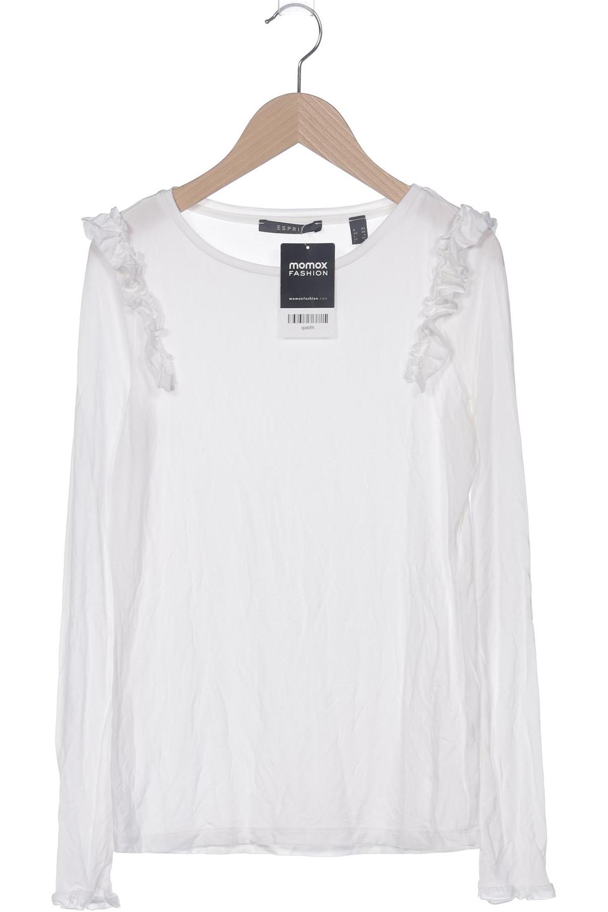 

Esprit Damen Langarmshirt, weiß, Gr. 34