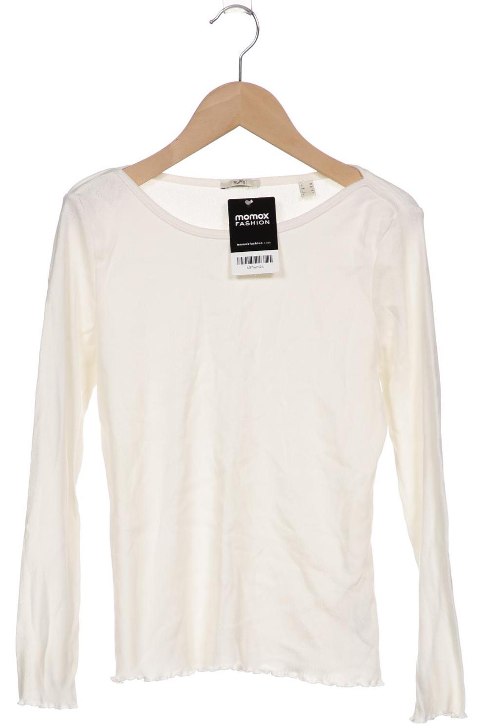 

Esprit Damen Langarmshirt, weiß, Gr. 38