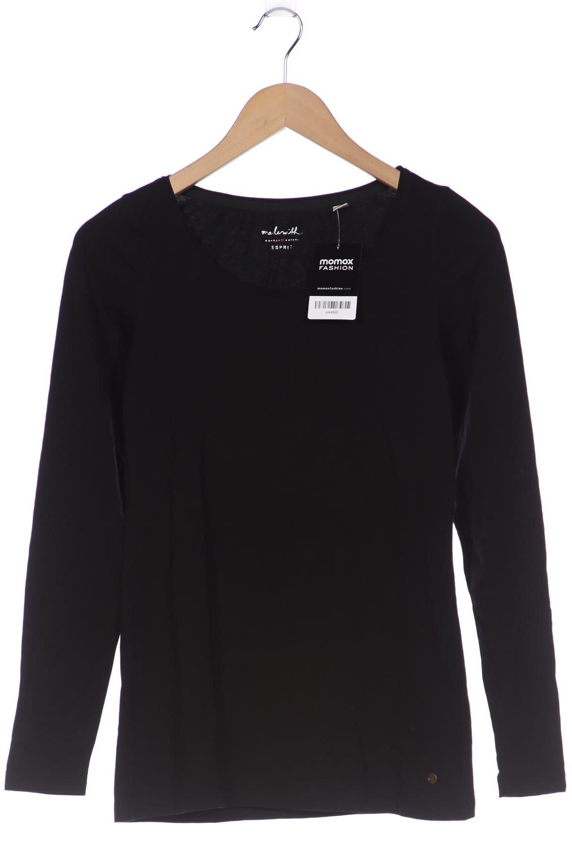 

Esprit Damen Langarmshirt, schwarz, Gr. 38