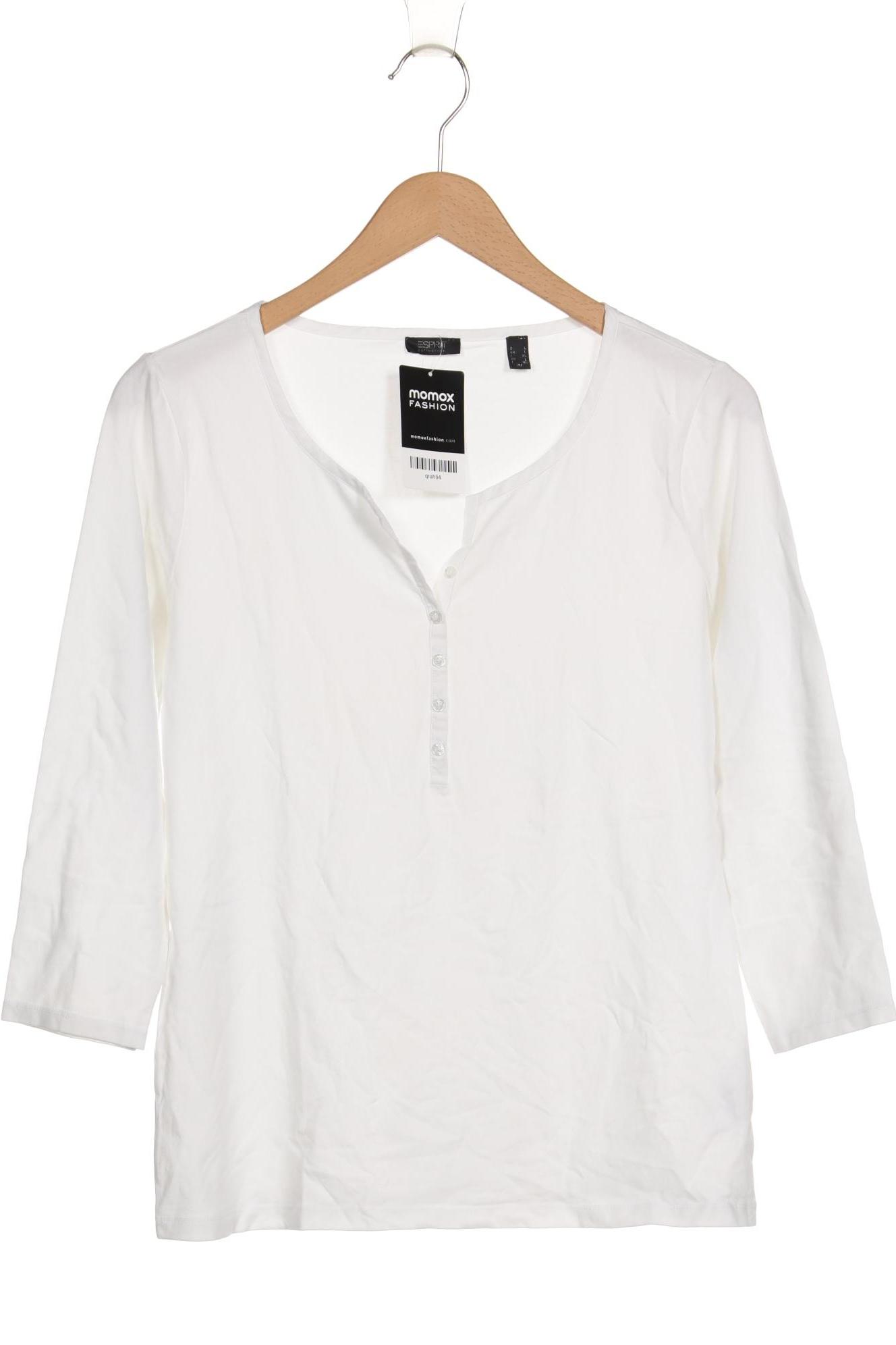 

Esprit Damen Langarmshirt, weiß, Gr. 42