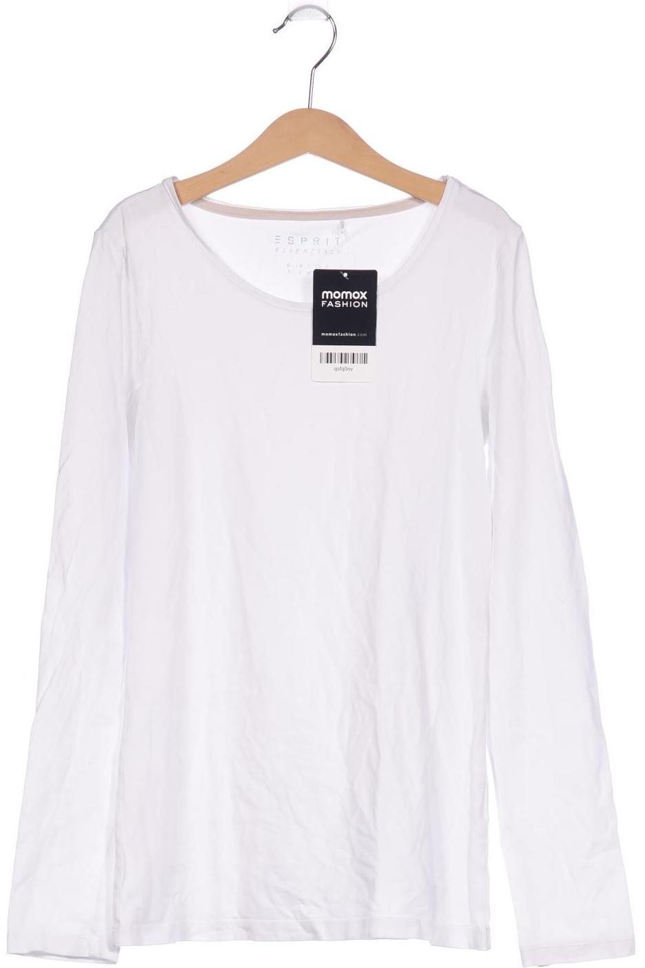 

Esprit Damen Langarmshirt, weiß, Gr. 36