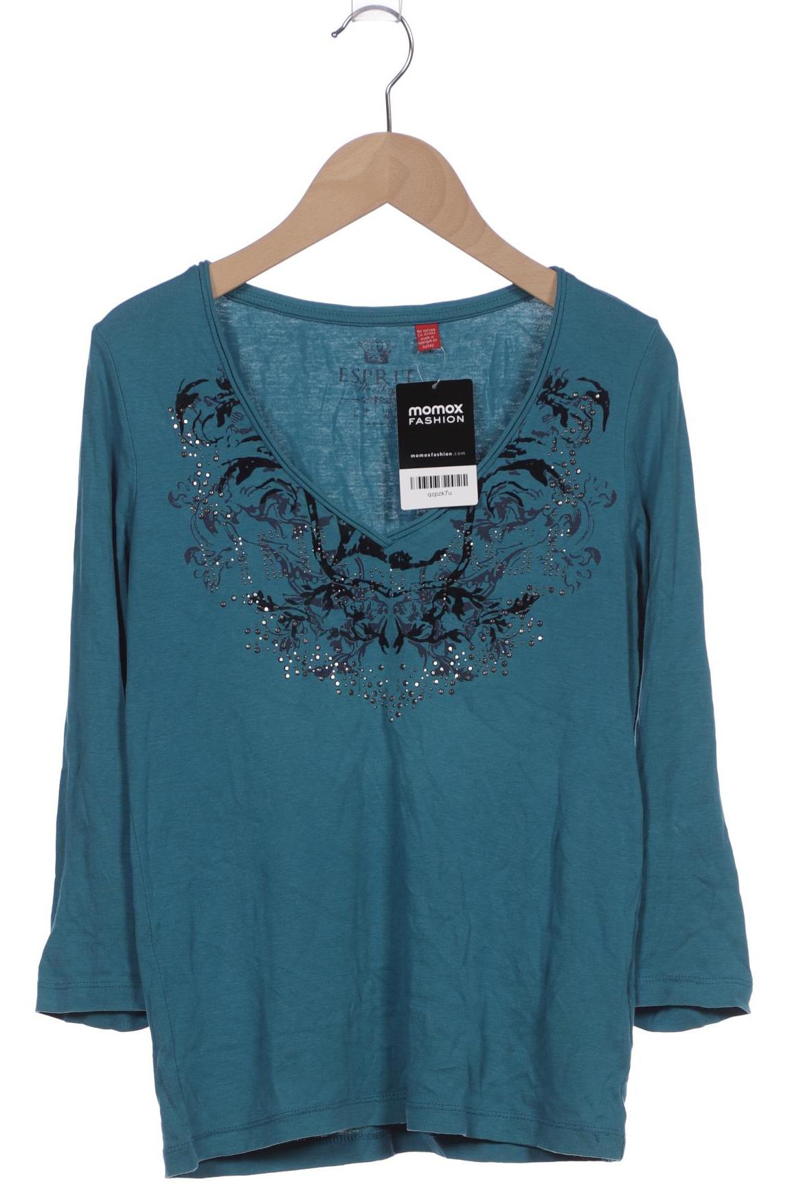 

Esprit Damen Langarmshirt, blau, Gr. 38
